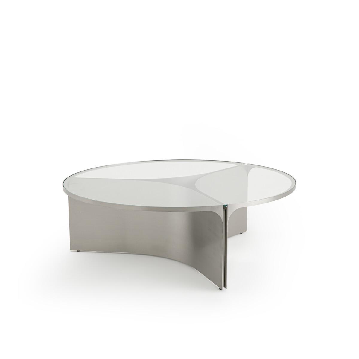 Gira Large Glass and Metal Coffee Table – image 2