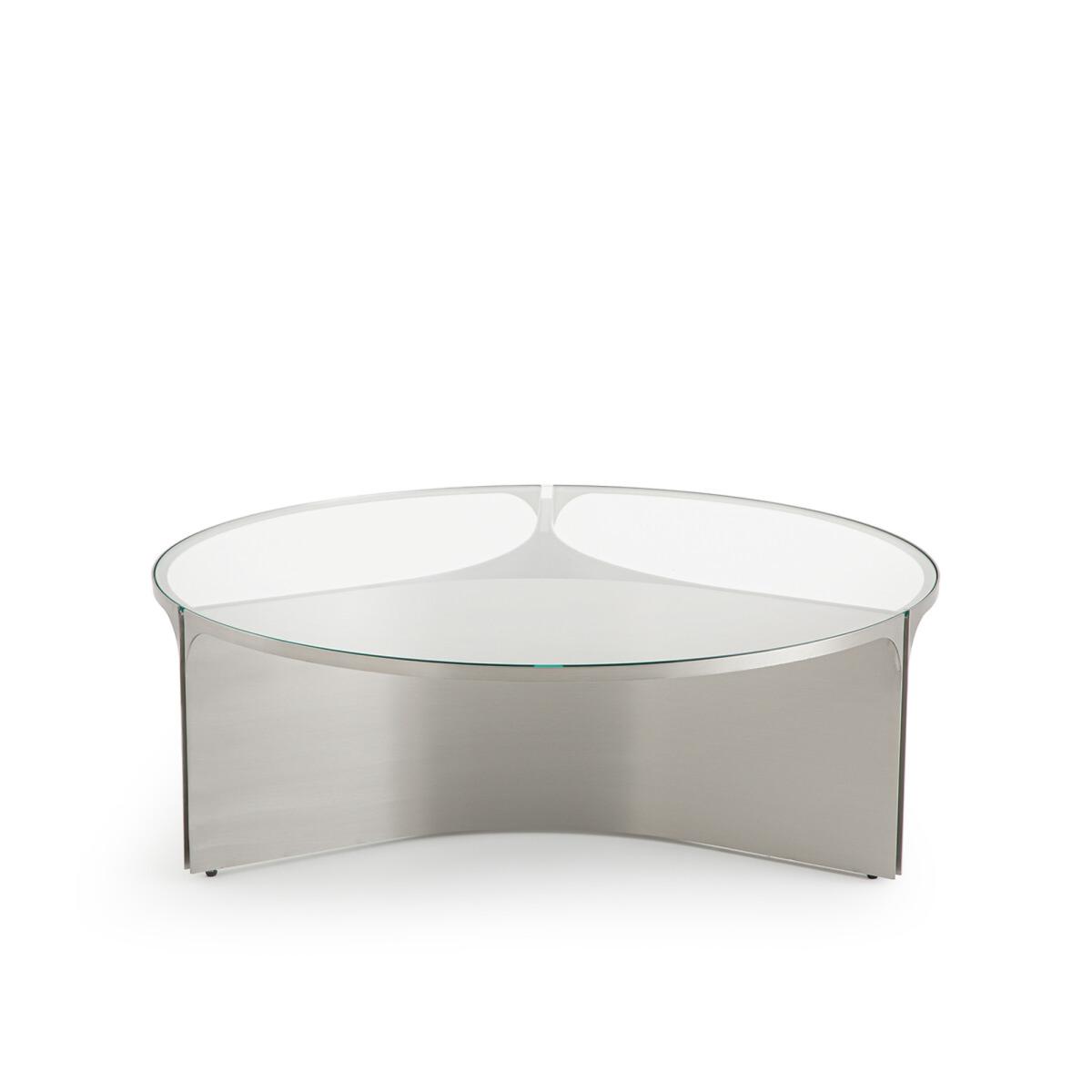 Gira Large Glass and Metal Coffee Table – image 3