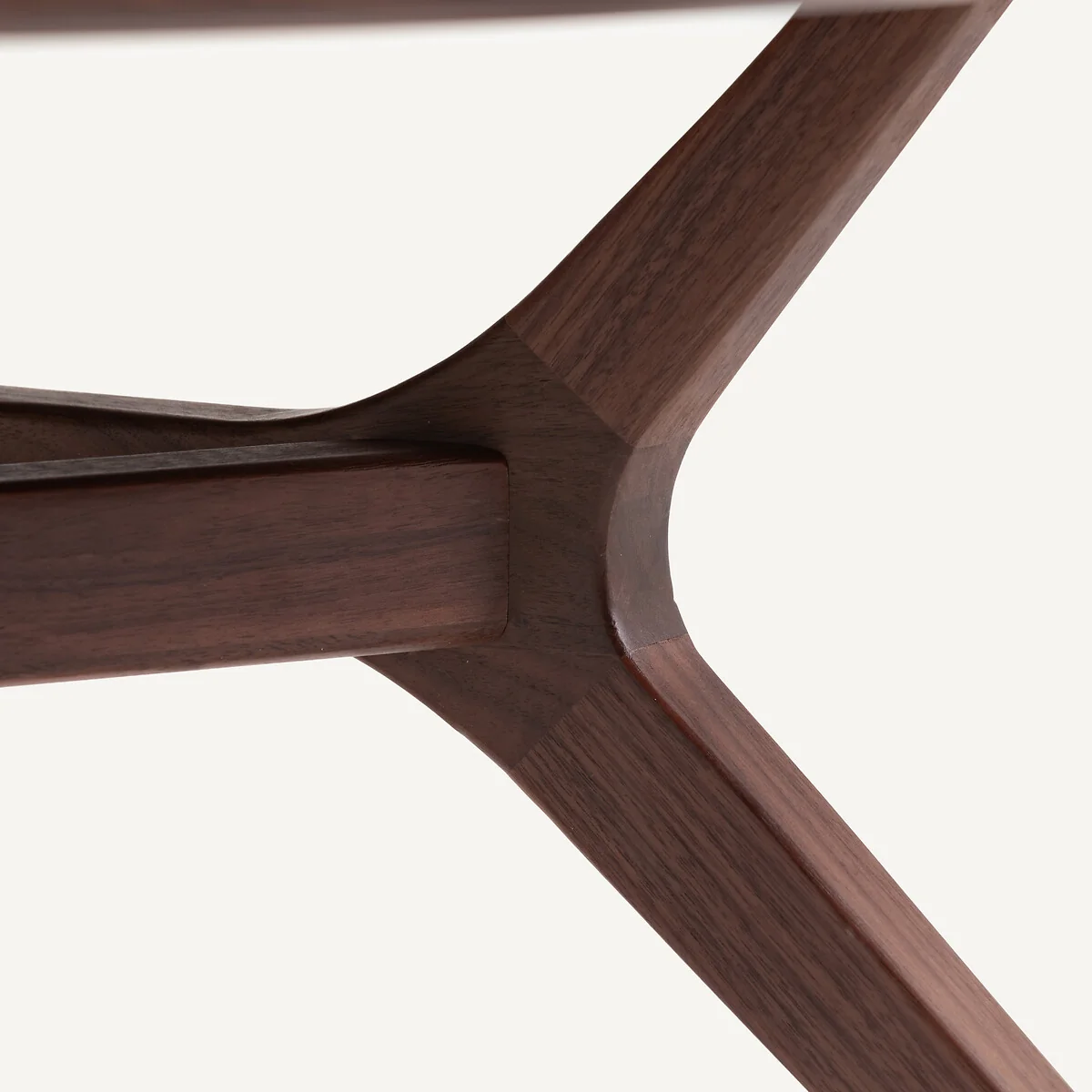 Maricielo Solid Walnut 90cm Diameter Coffee Table – image 5