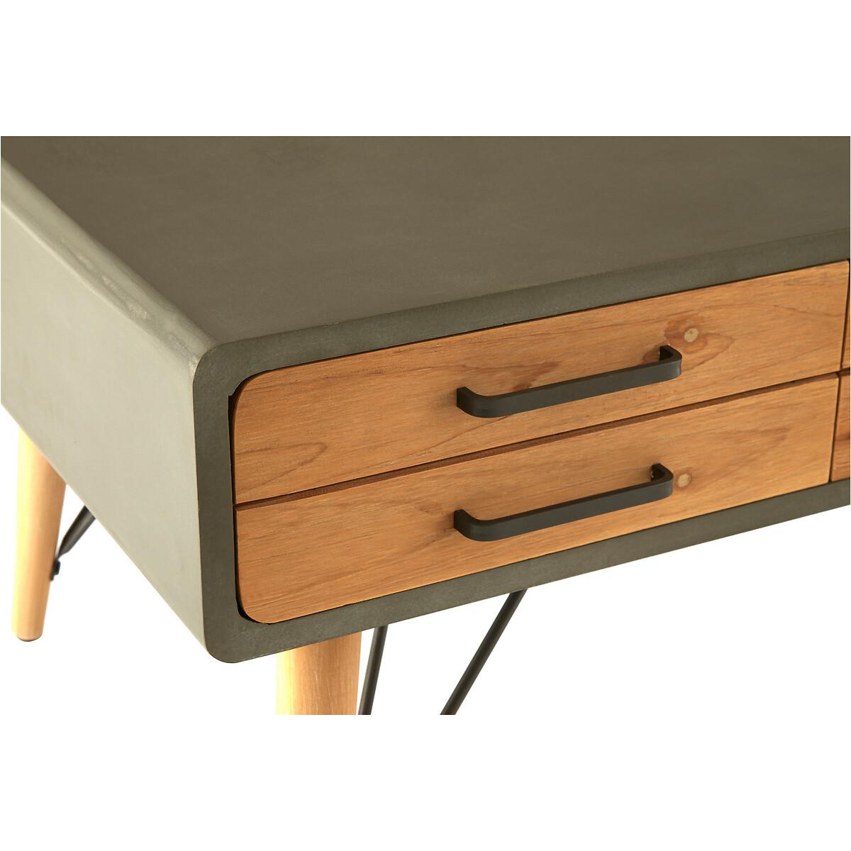 Retro Inspired Coffee Table in Fir Wood – image 6