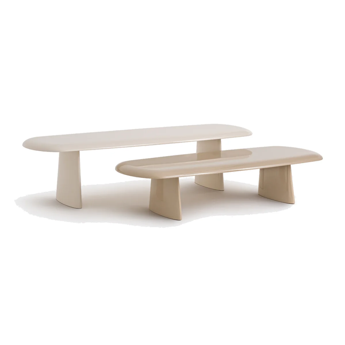 Semi-Nested Coffee Tables, Set of 2, Jaya – image 1