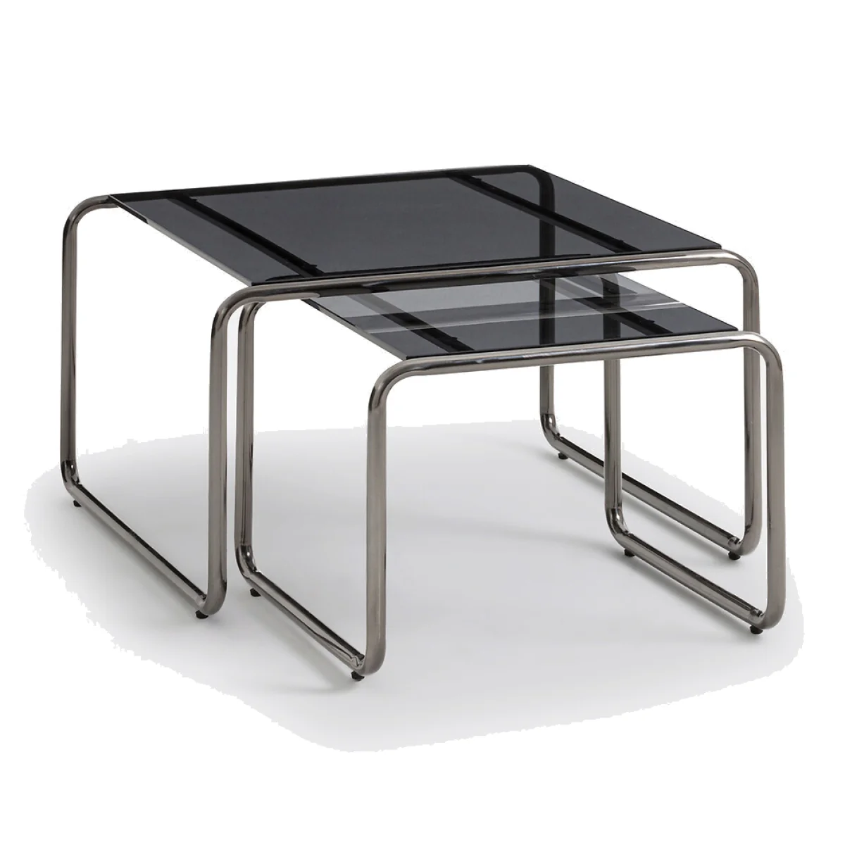 Set of 2 Neso Tempered Glass Coffee Tables – image 1