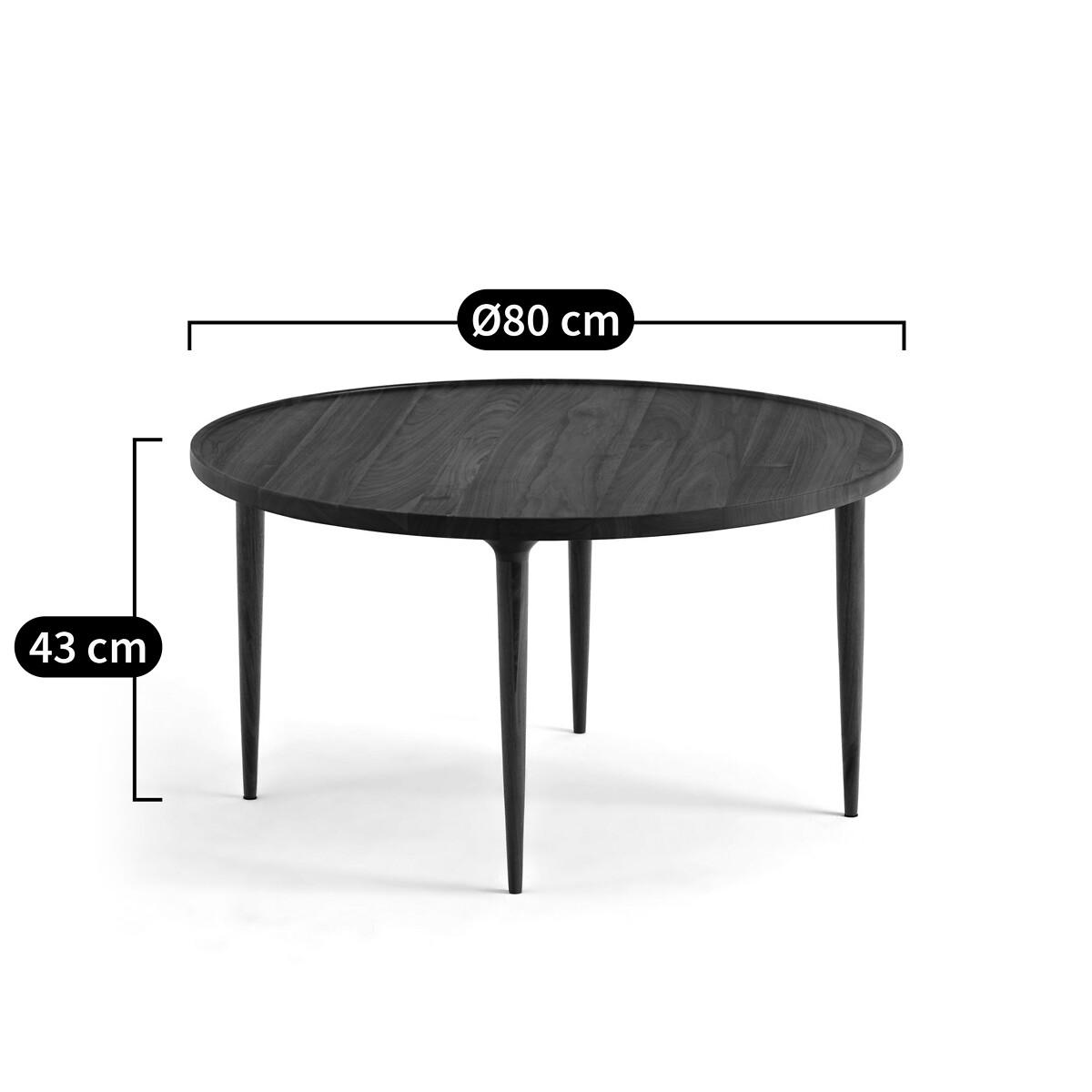 Magosia Solid Walnut Low Coffee Table – image 11