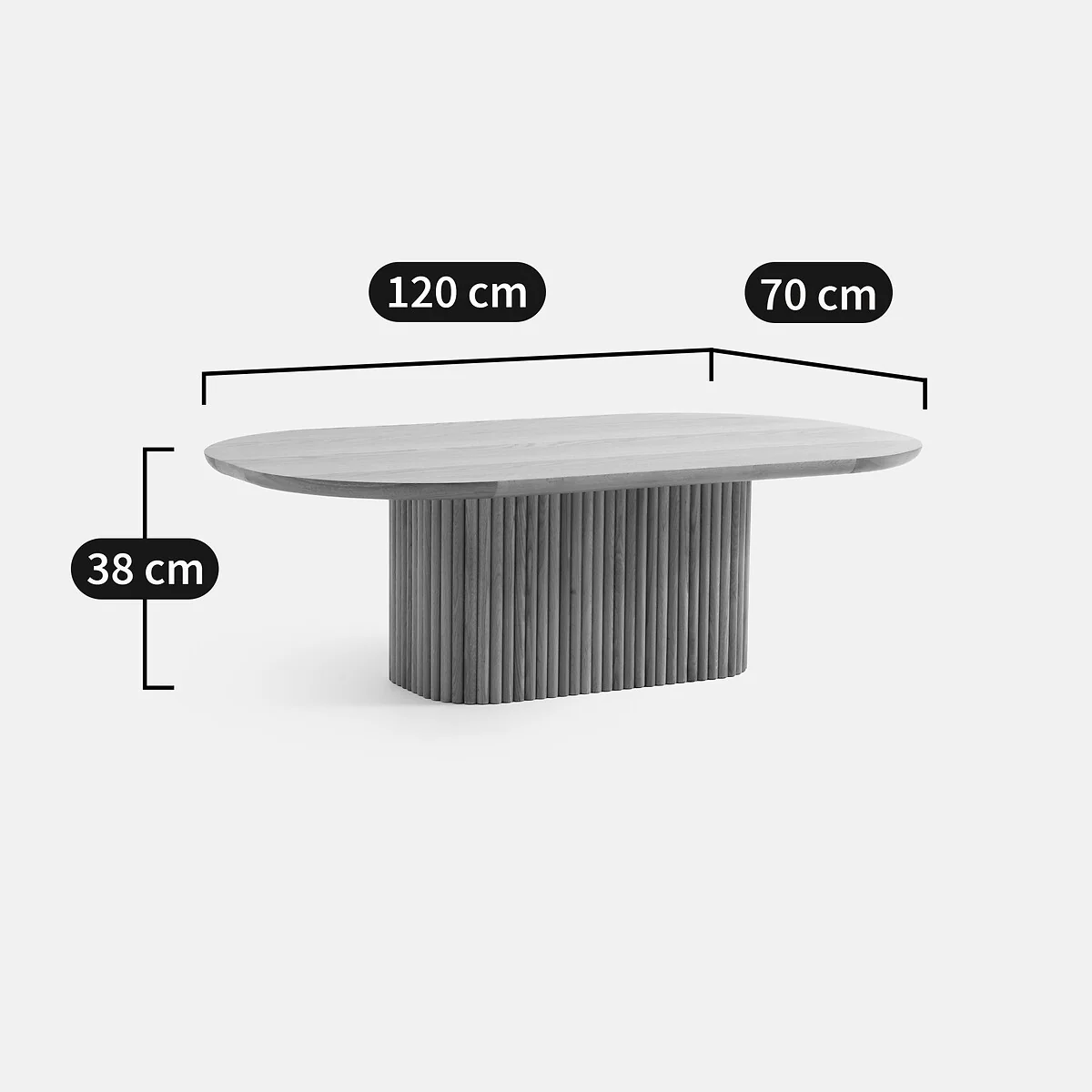 Tamula Oak Veneer Coffee Table – image 7