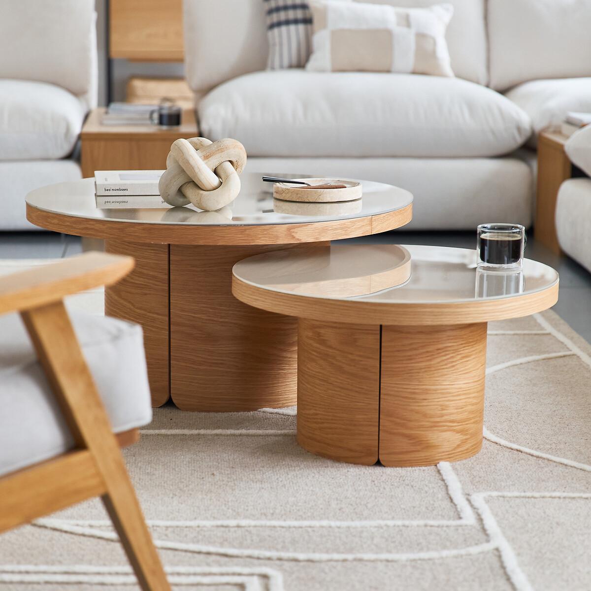Set of 2 Natesse Semi-Nesting Coffee Tables – image 5