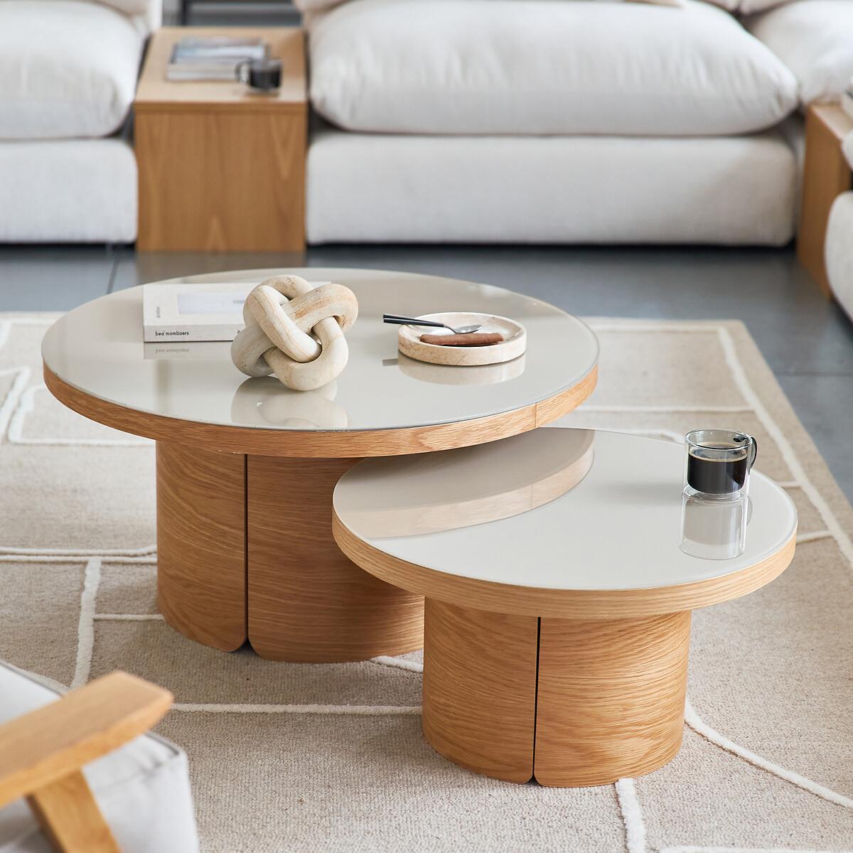 Set of 2 Natesse Semi-Nesting Coffee Tables – image 6