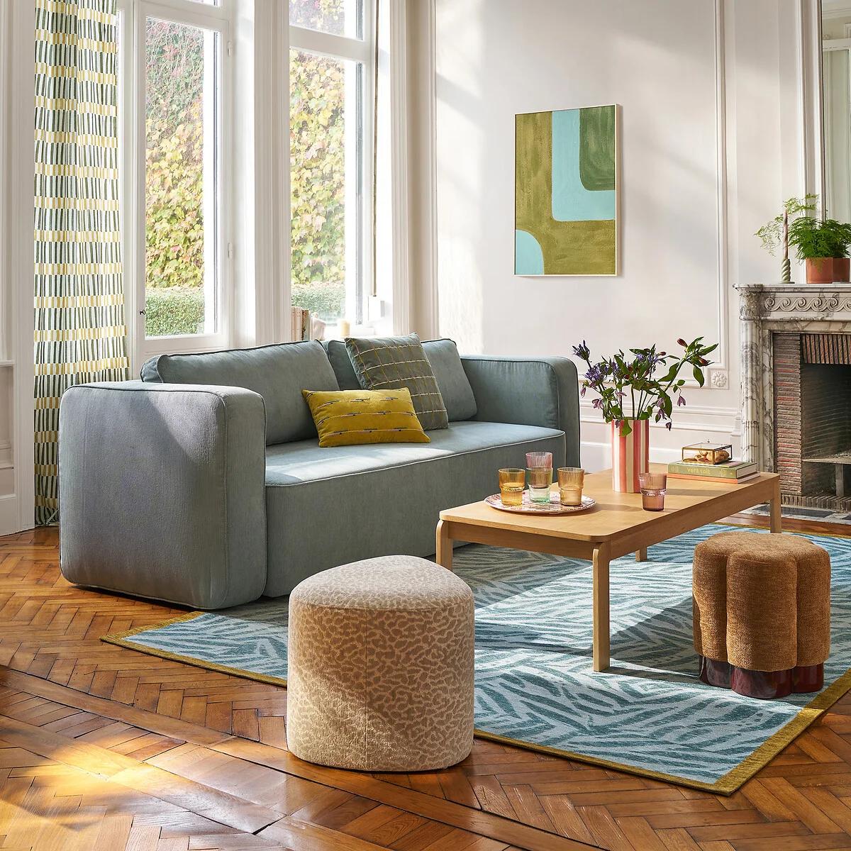 Talet Oak Veneer Coffee Table – image 2