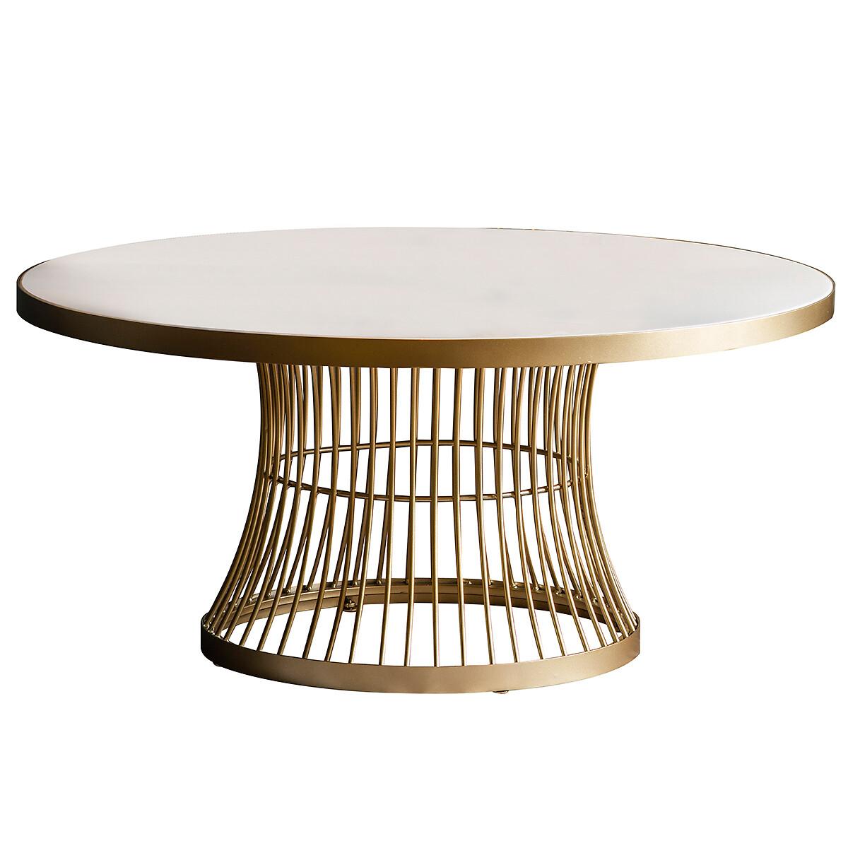 Jaipur Marble Round Coffee Table – image 3