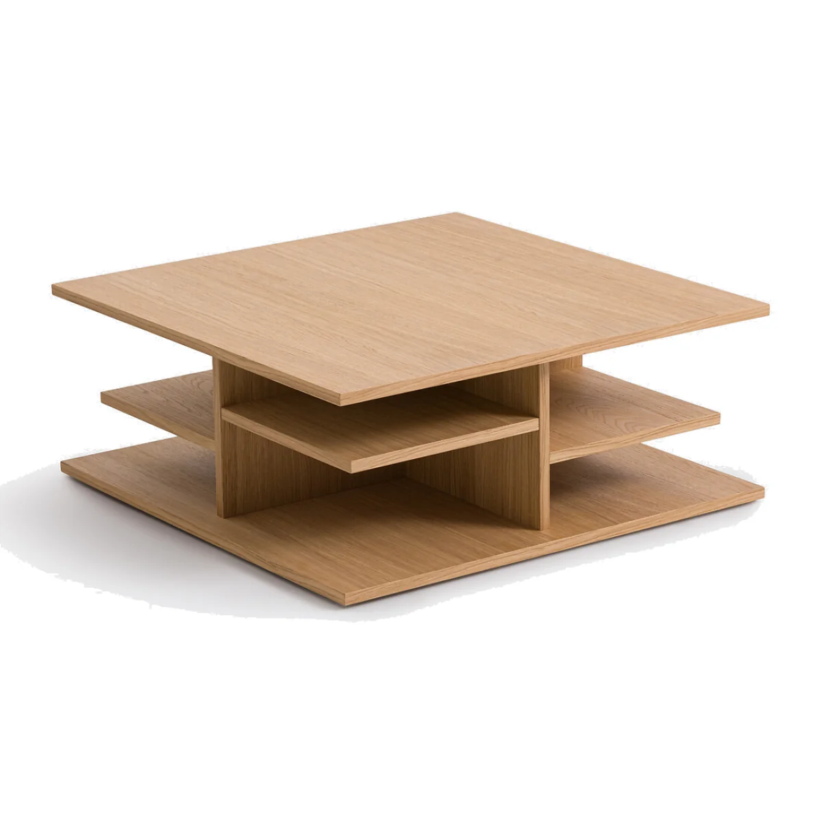 Abac Oak Veneered Coffee Table – image 1