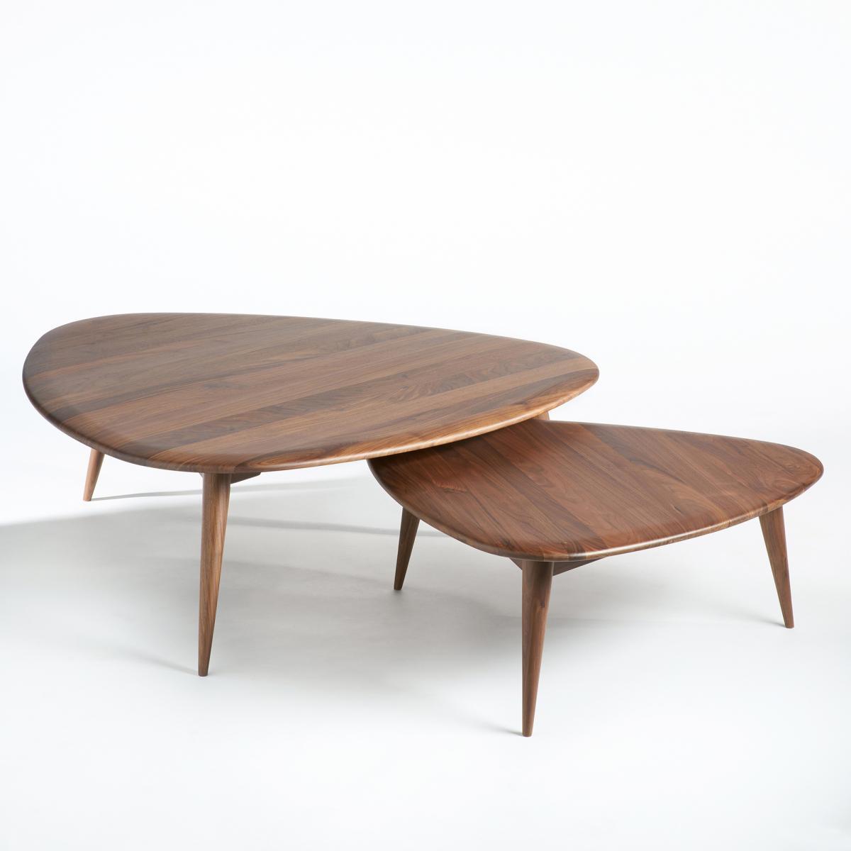 Théoleine Small Retro-Style Coffee Table in Solid Walnut – image 3