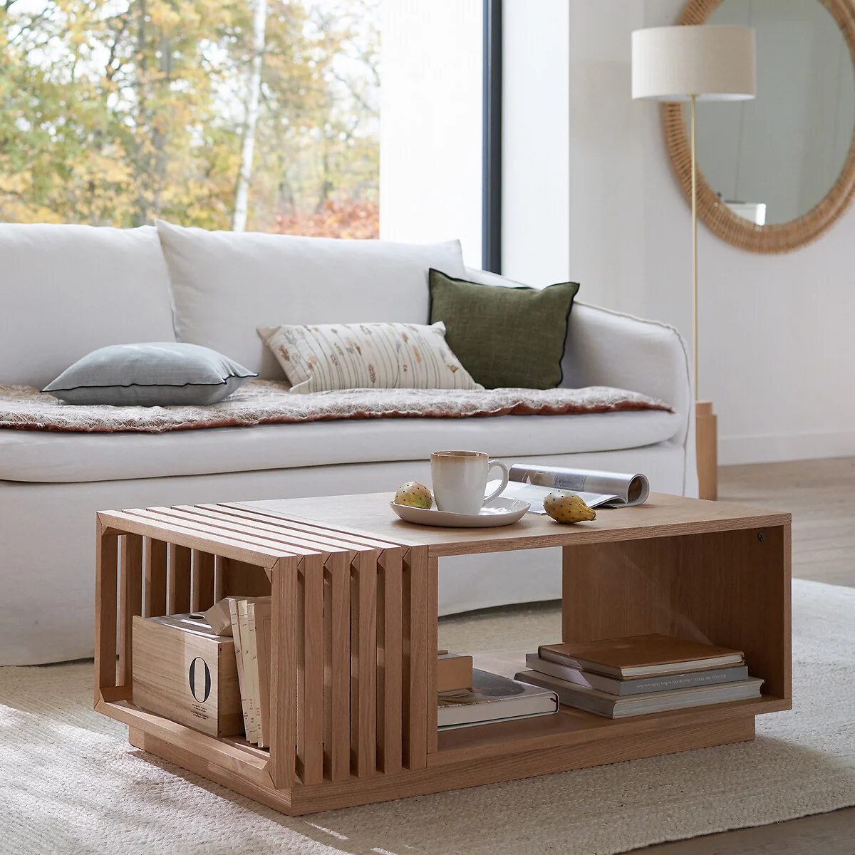 Theonie Ash Veneer Coffee Table – image 2