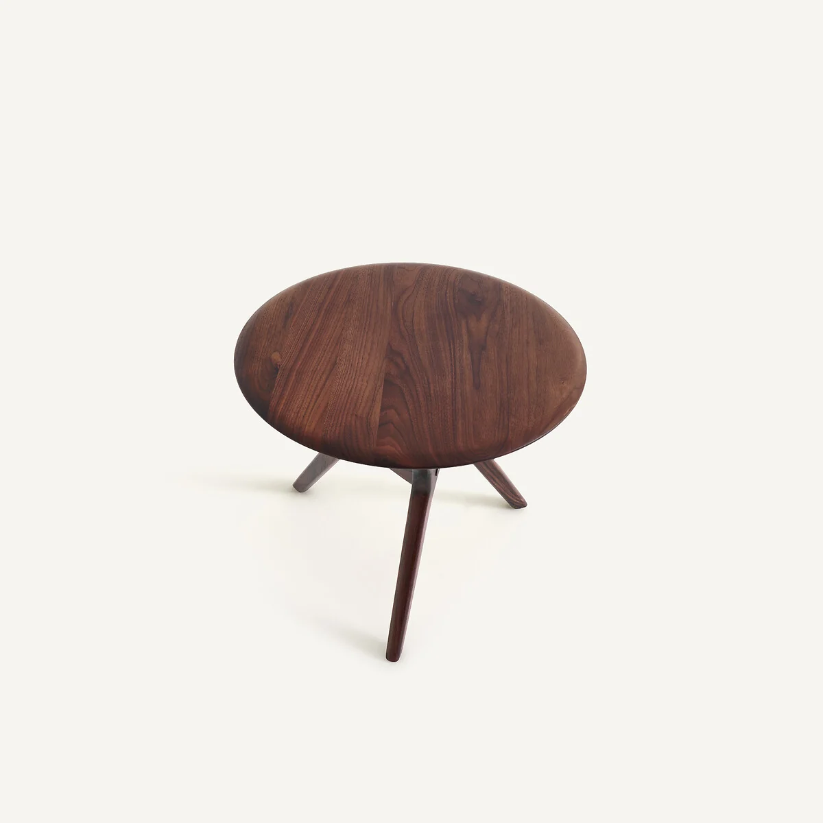 Maricielo Solid Walnut 50cm Diameter Round Coffee Table – image 4