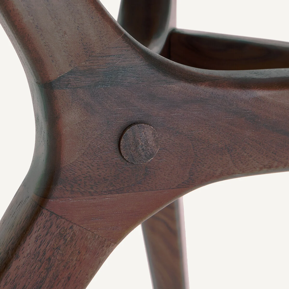 Maricielo Solid Walnut 50cm Diameter Round Coffee Table – image 6