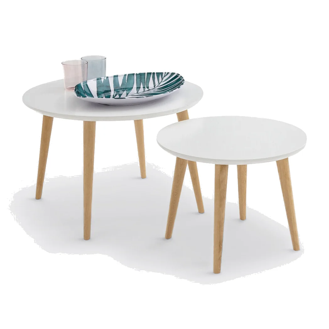 Set of 2 Jimi Semi-Nesting Coffee Tables