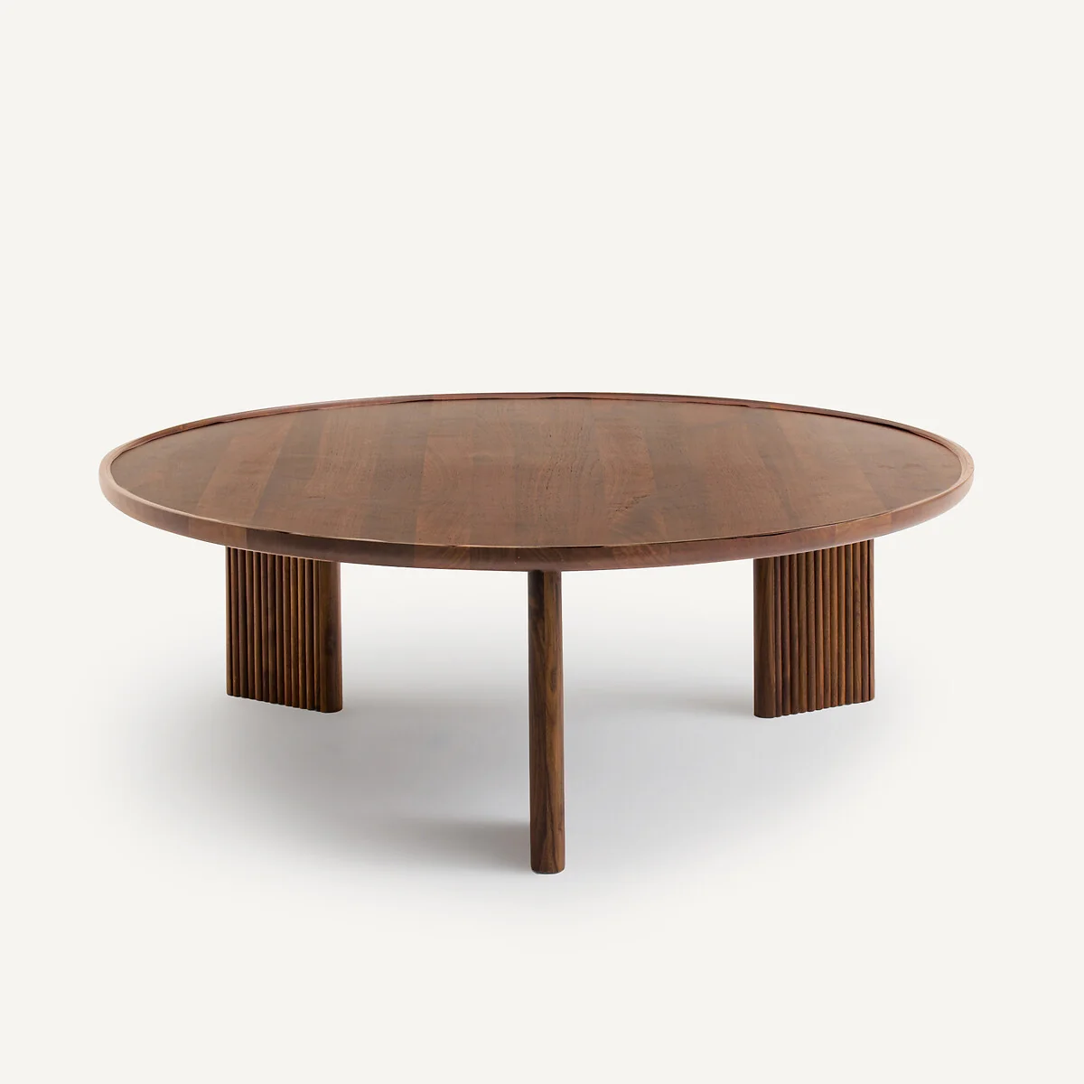 Diagil Round Walnut Coffee Table – image 2