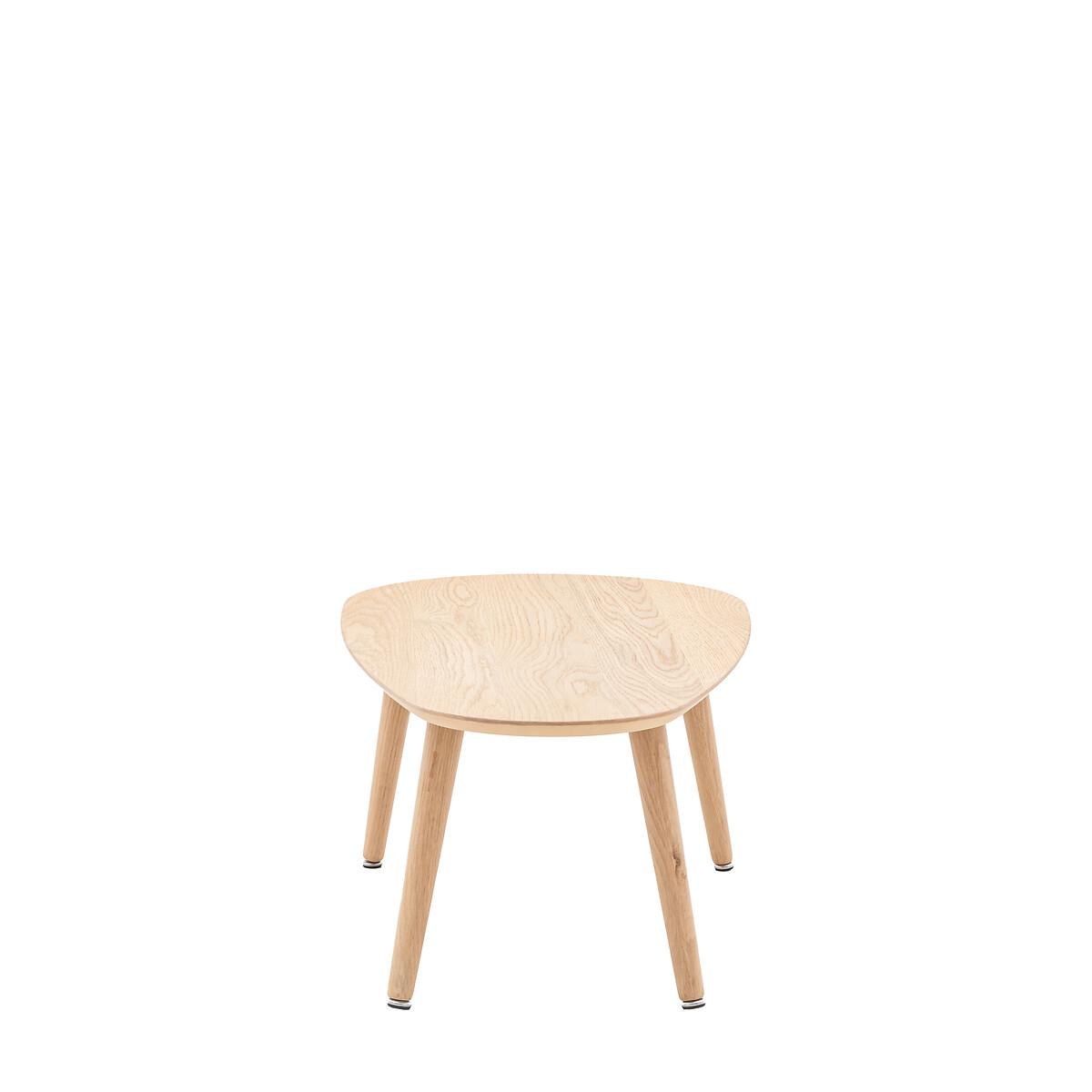 Hale Natural Oak Organic Shaped Coffee Table – image 5