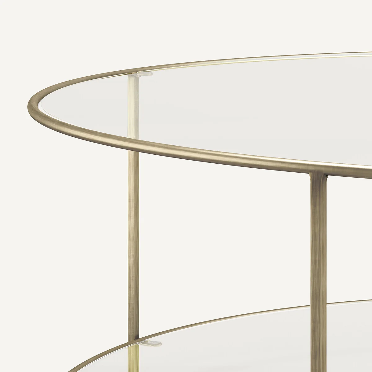 Sybil Tempered Glass Round Coffee Table – image 2