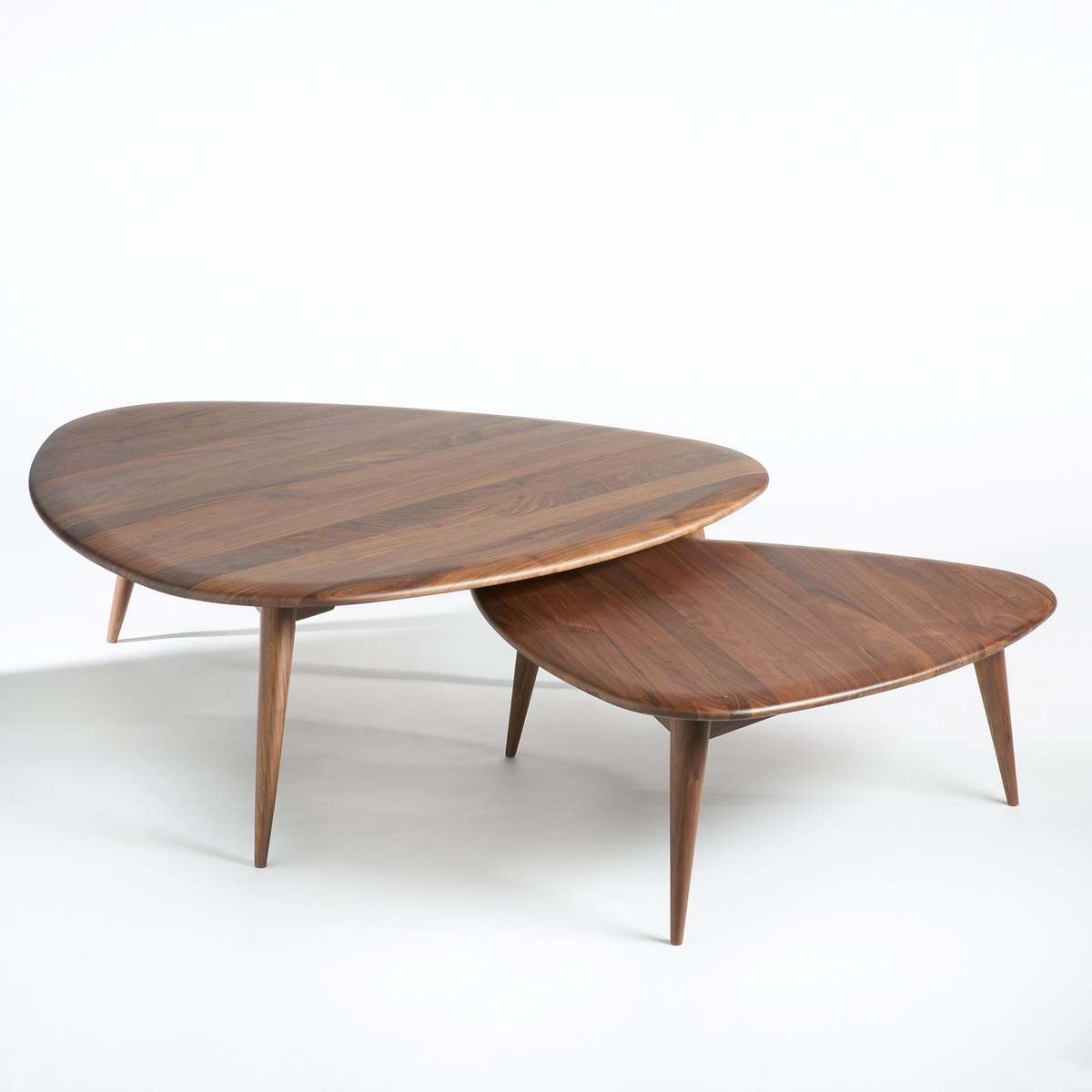 Théoleine Large Retro-Style Coffee Table in Solid Walnut – image 3