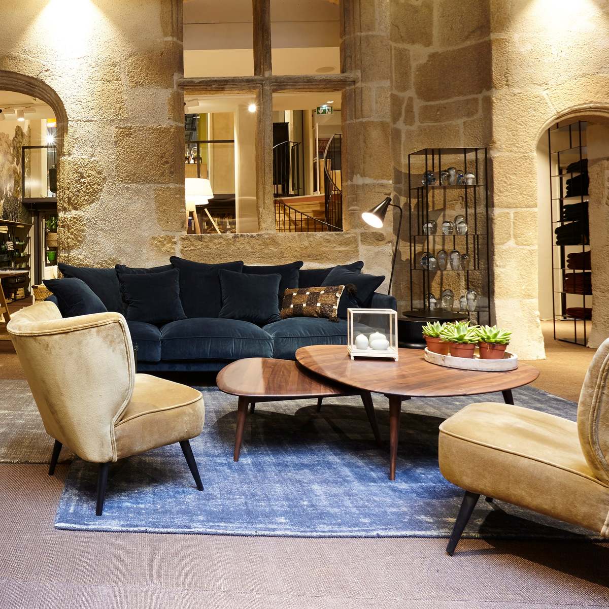 Théoleine Large Retro-Style Coffee Table in Solid Walnut – image 6