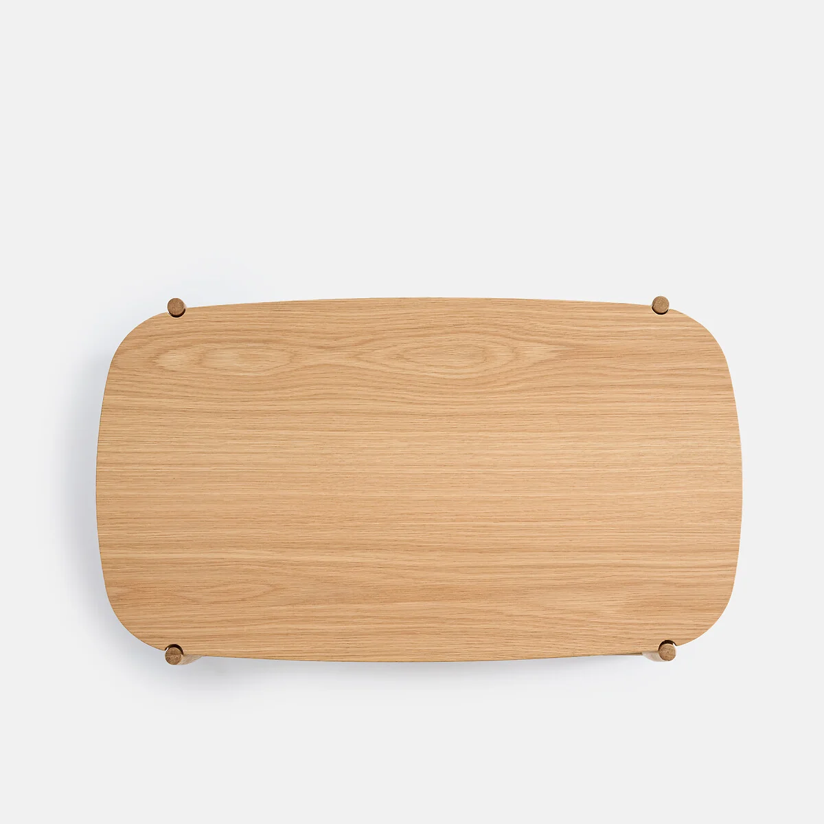 Jucca Solid Oak 80cm Wide Two-Tier Coffee Table – image 5