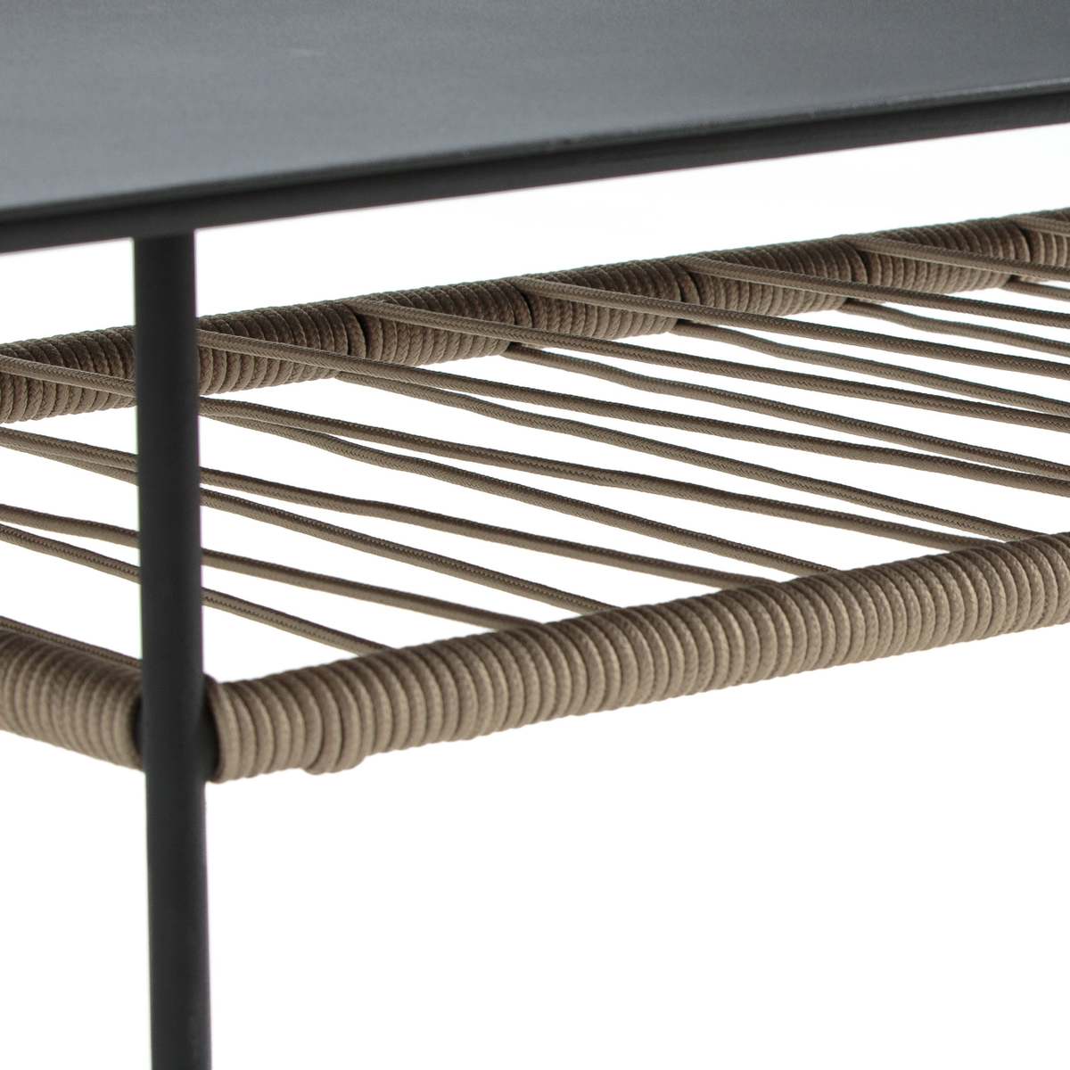 FILARIA Metal & Woven Cord Coffee Table – image 5