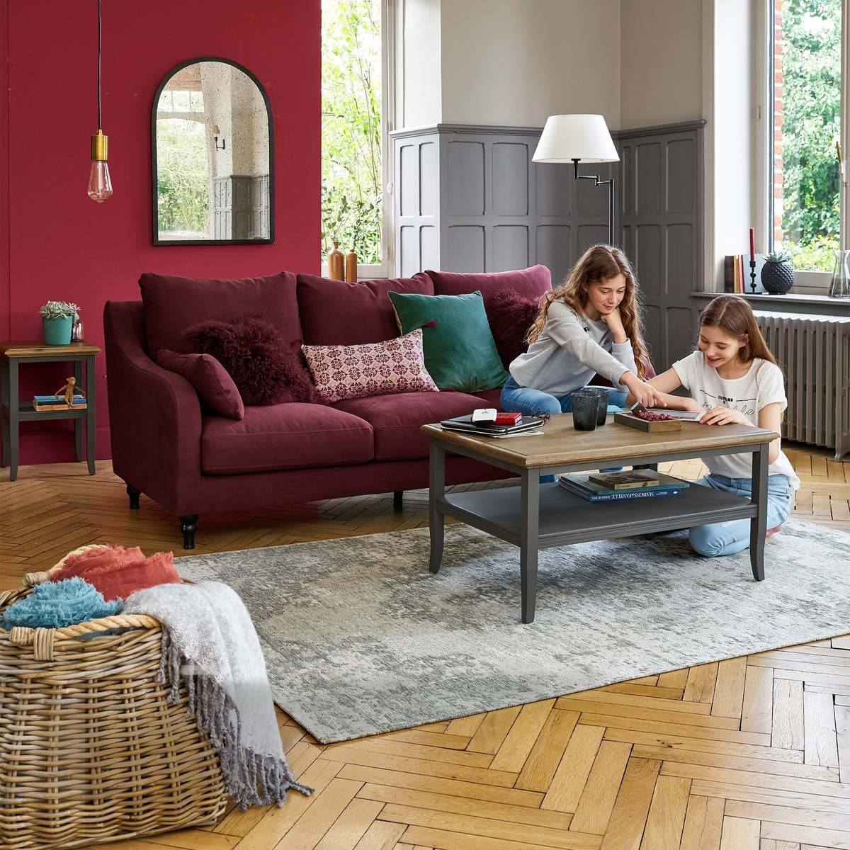 Eulali Two Tier Pine Coffee table – image 4
