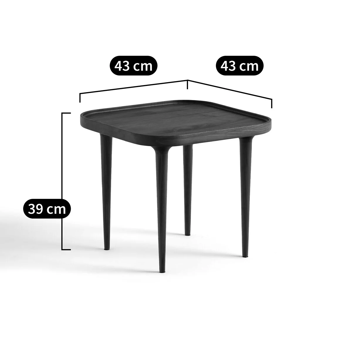 Magosia Walnut Coffee Table, Small Model – image 7