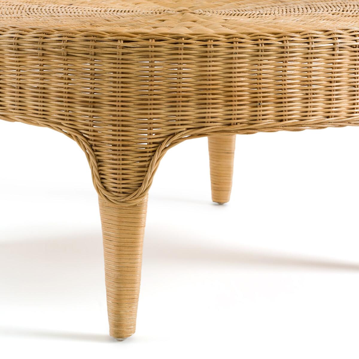 Loama Round Woven Rattan Coffee Table – image 4