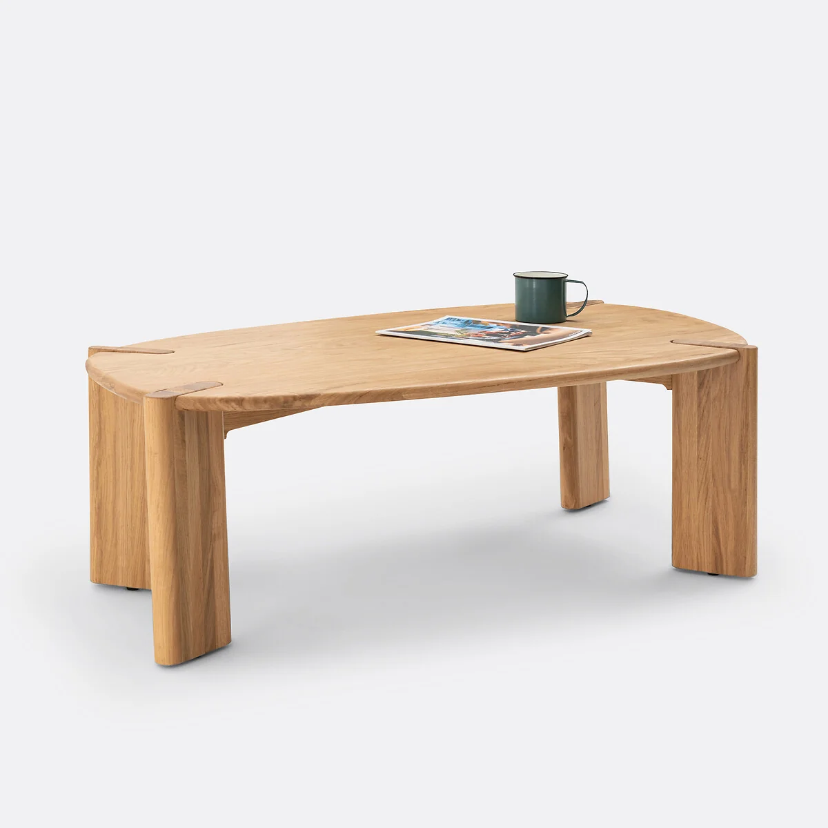 Elmo Solid Oak Coffee Table – image 3