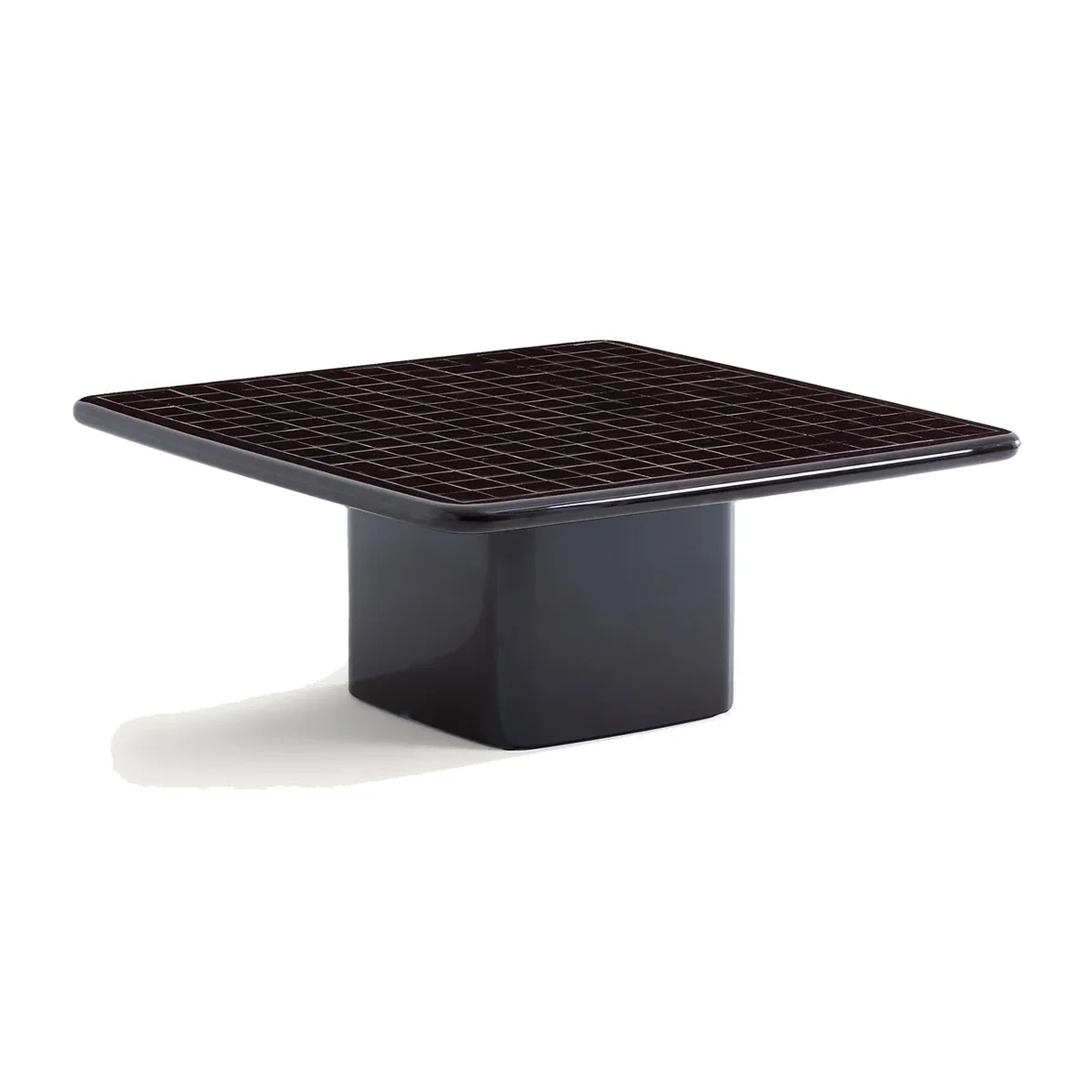 Maria Lacquered Coffee Table with Ceramic Table Top