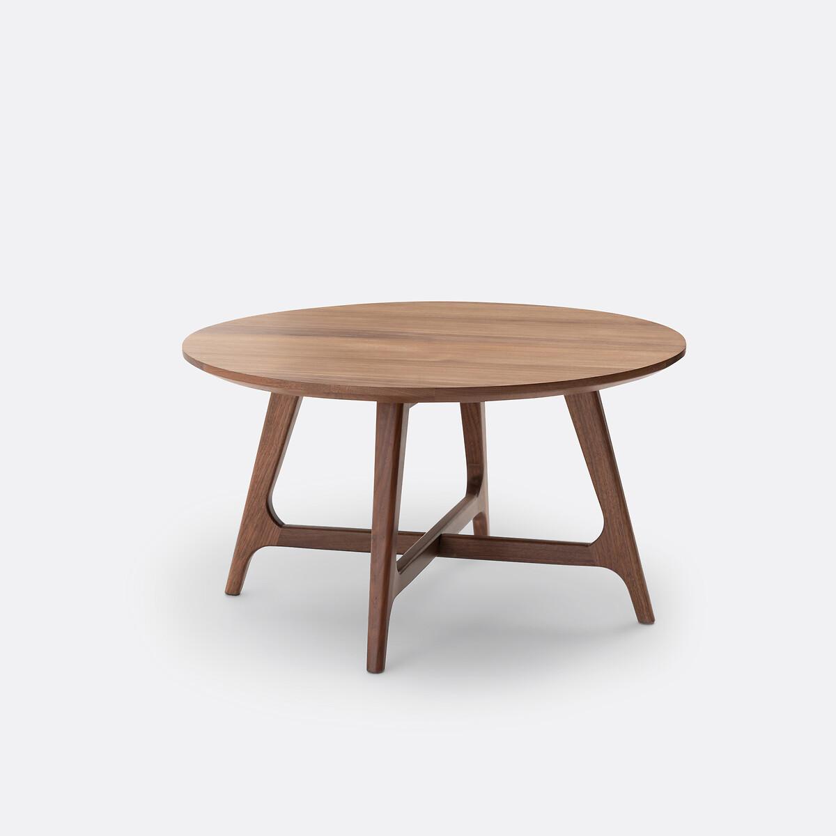 Larsen Small Round Walnut Coffee Table – image 3