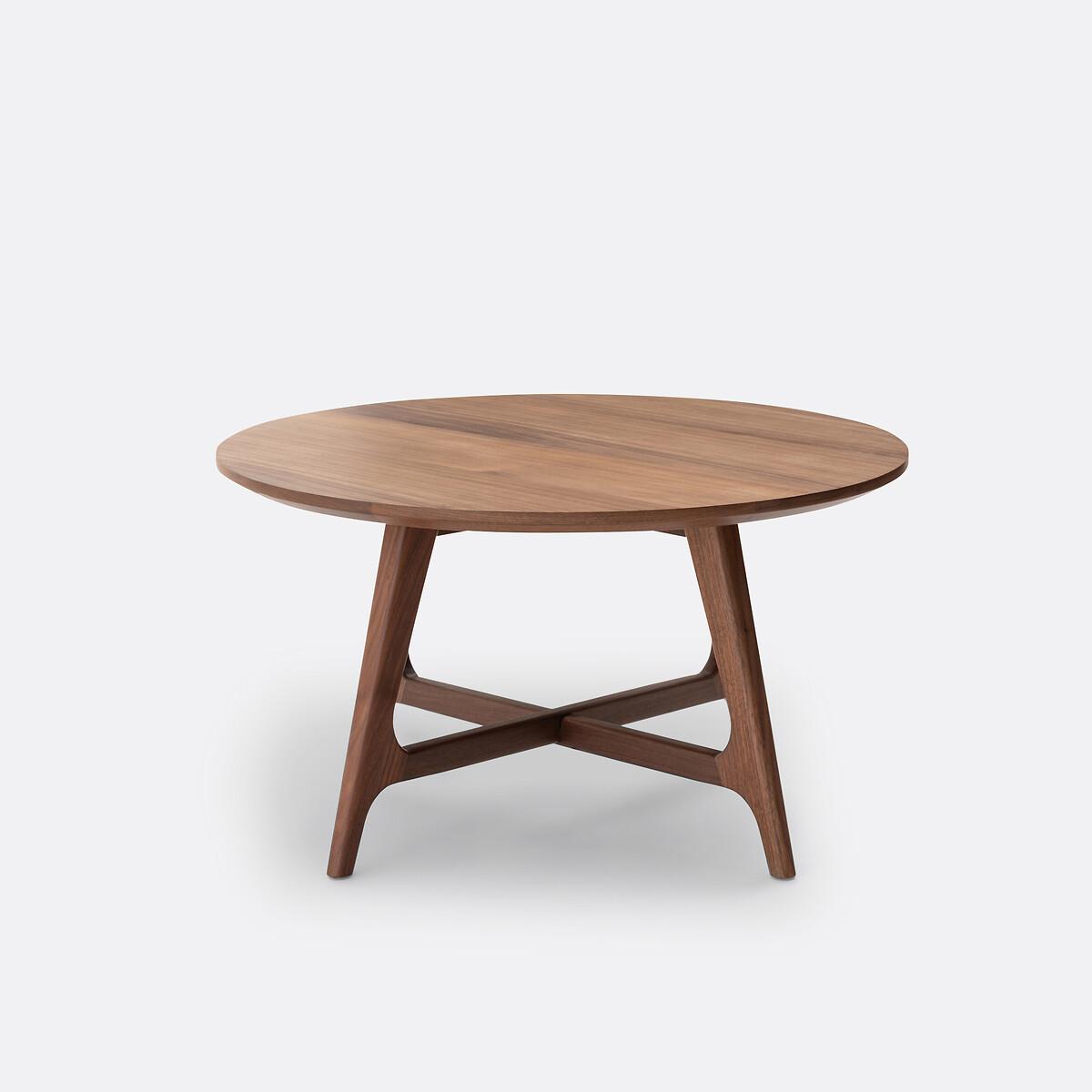 Larsen Small Round Walnut Coffee Table – image 5