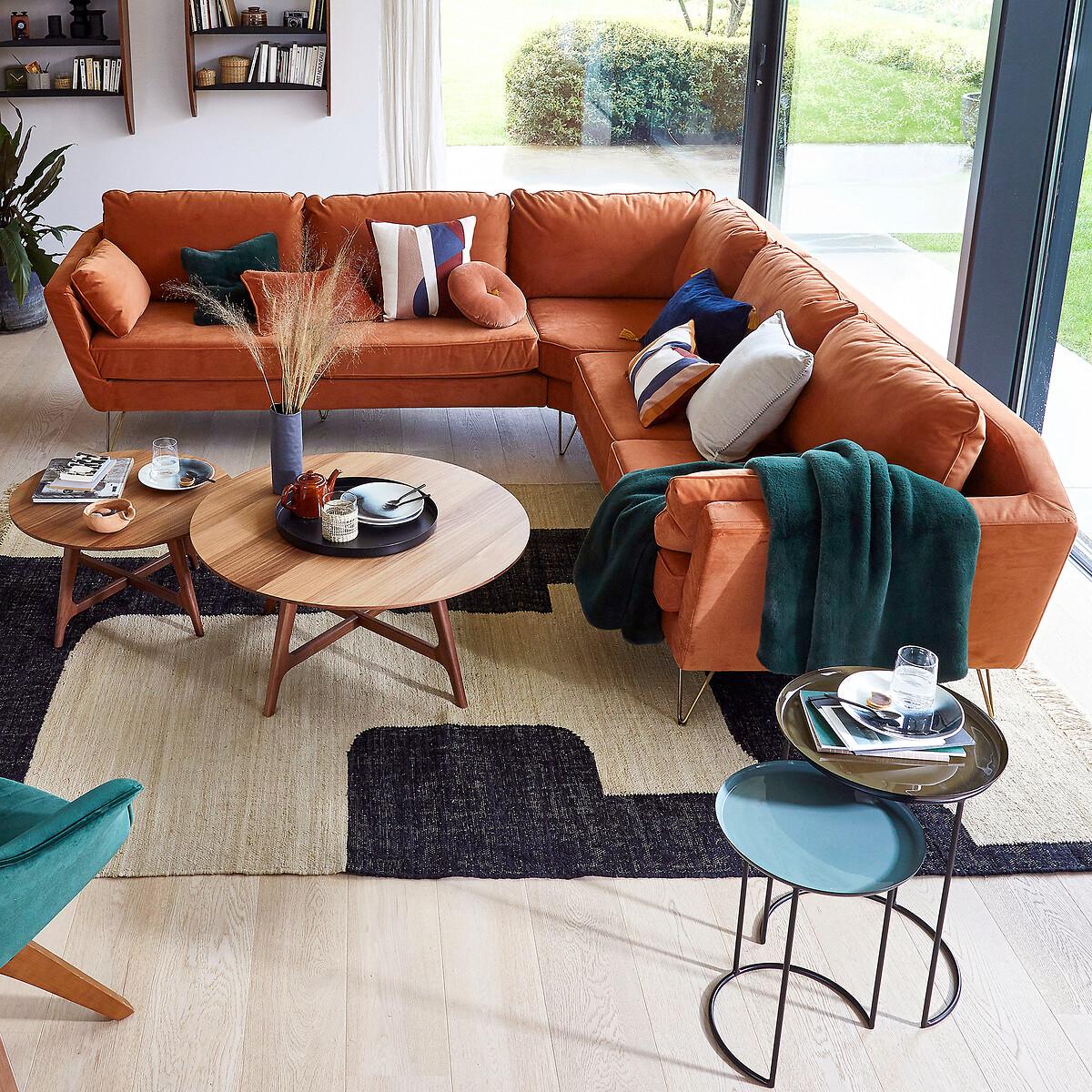 Larsen Small Round Walnut Coffee Table – image 10