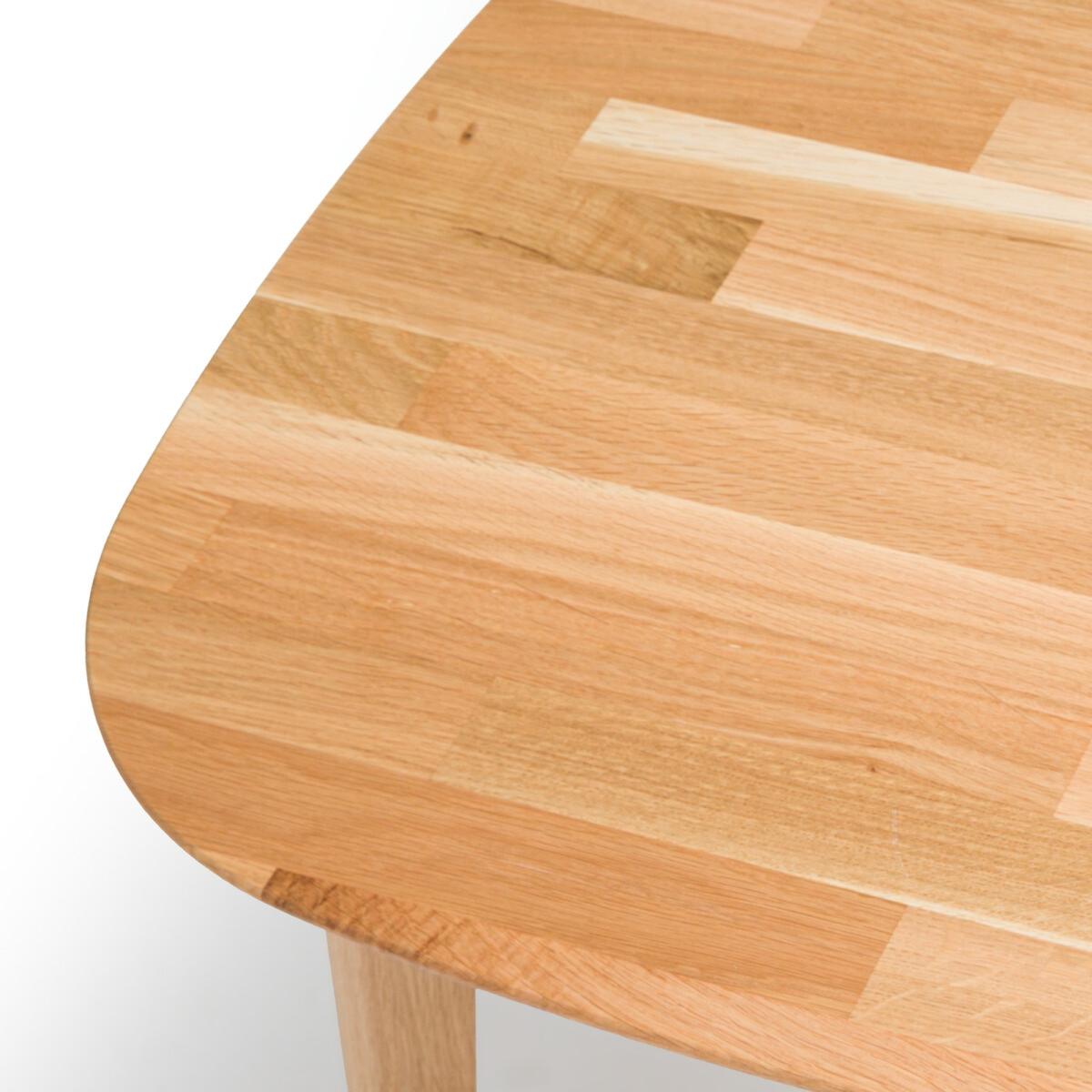 Metuza Finger Jointed Solid Oak Coffee Table – image 3