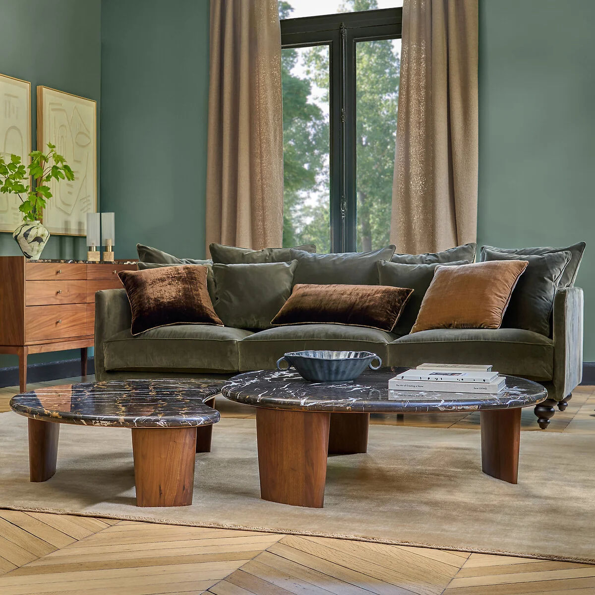 Guimel Coffee Table in Amber Marble – image 2