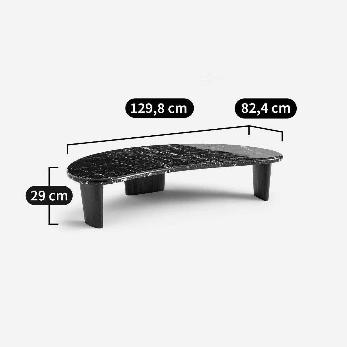 Guimel Coffee Table in Amber Marble – image 9