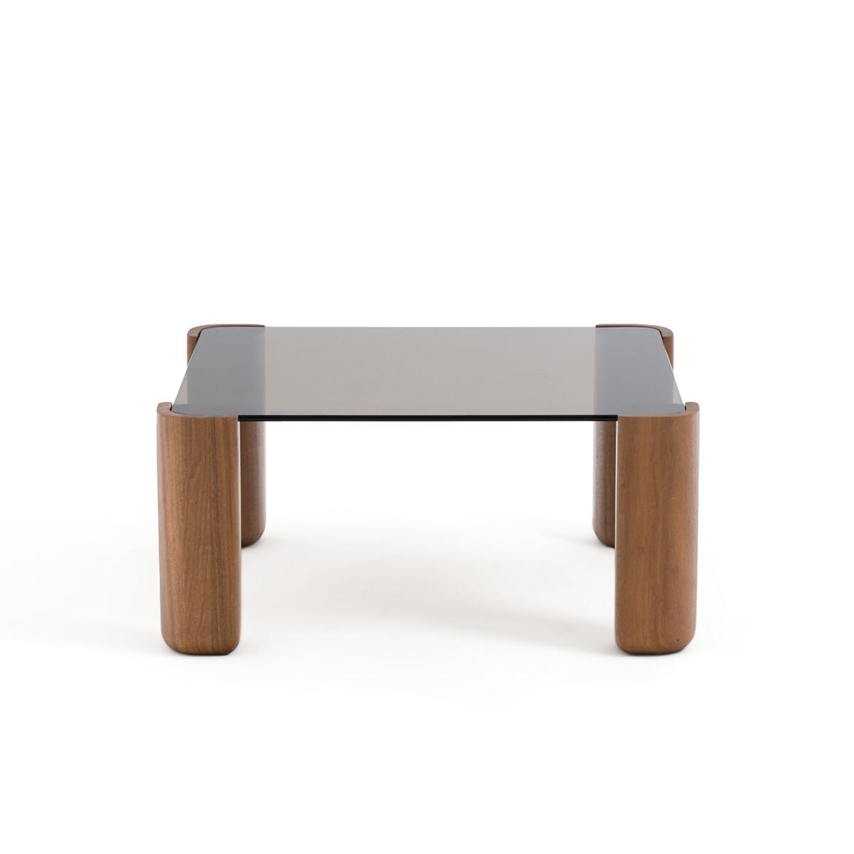 Boldi Walnut & Glass Coffee Table – image 2