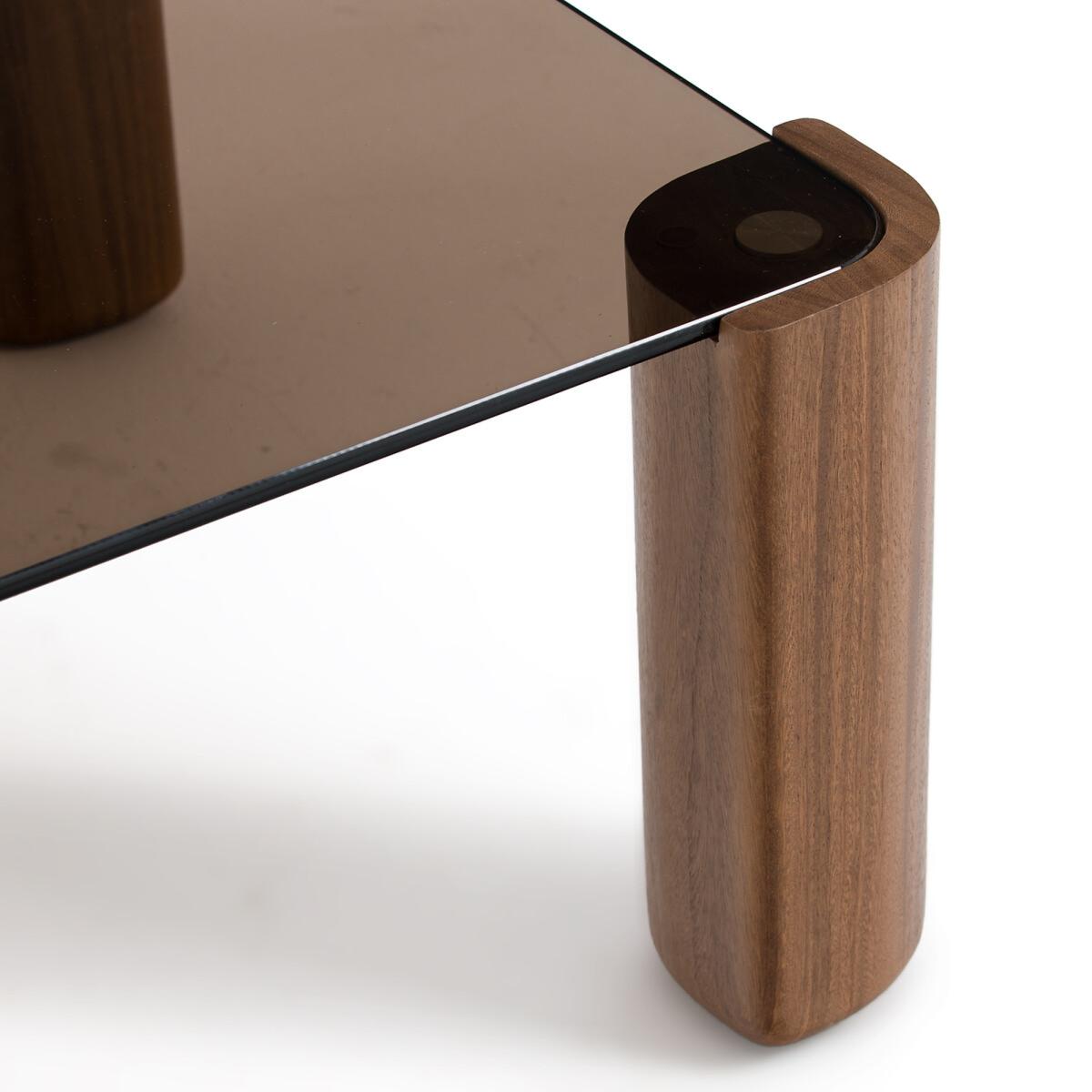 Boldi Walnut & Glass Coffee Table – image 3