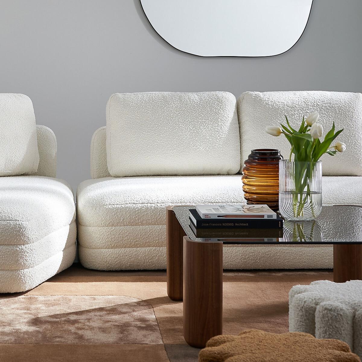 Boldi Walnut & Glass Coffee Table – image 6