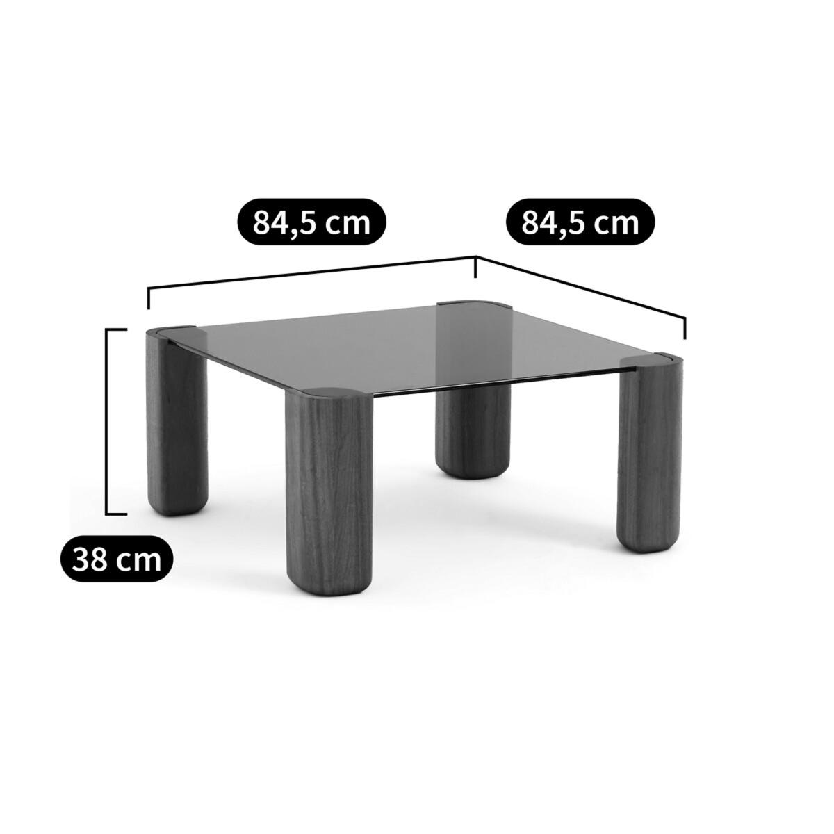 Boldi Walnut & Glass Coffee Table – image 7