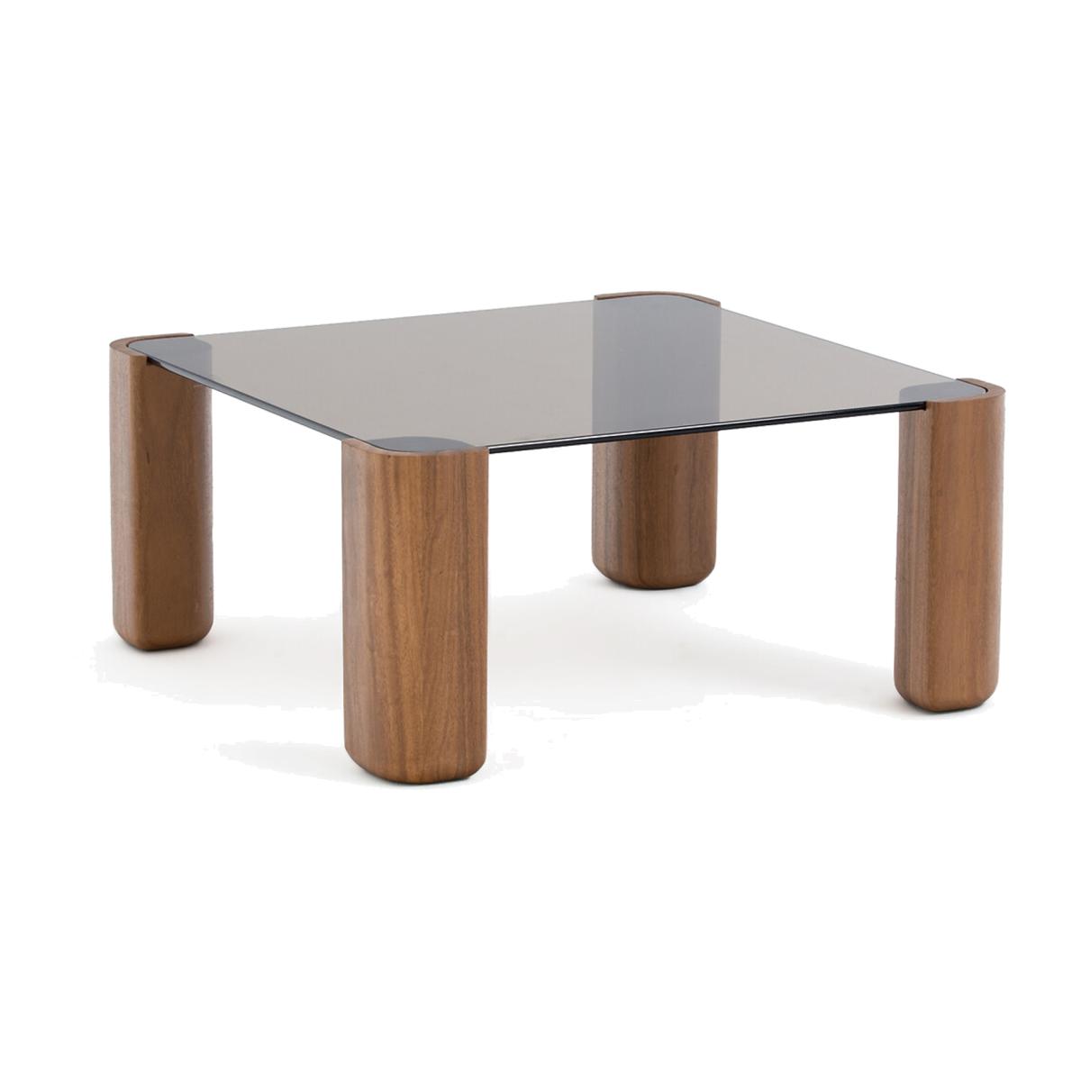 Boldi Walnut & Glass Coffee Table – image 1