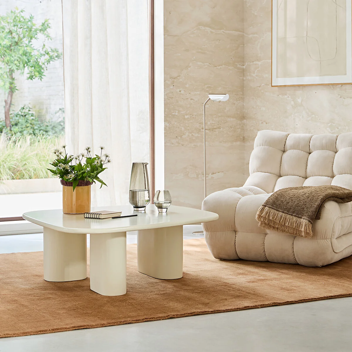 Oreus Solid Acacia Coffee Table, Height 34.5cm – image 2