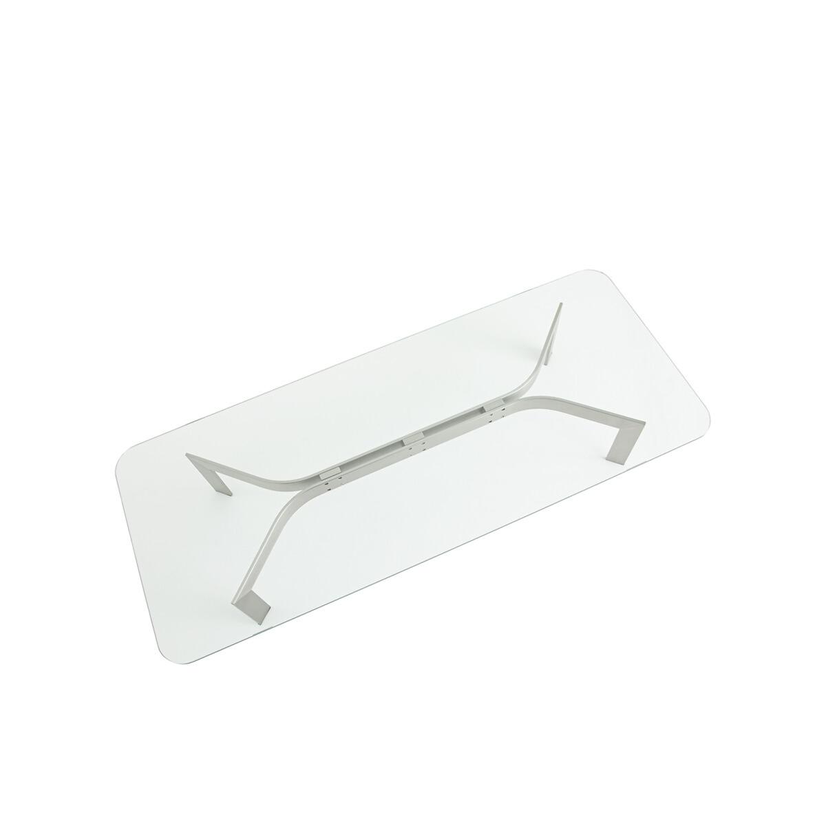 Drio Glass & Satin Nickel Coffee Table – image 3