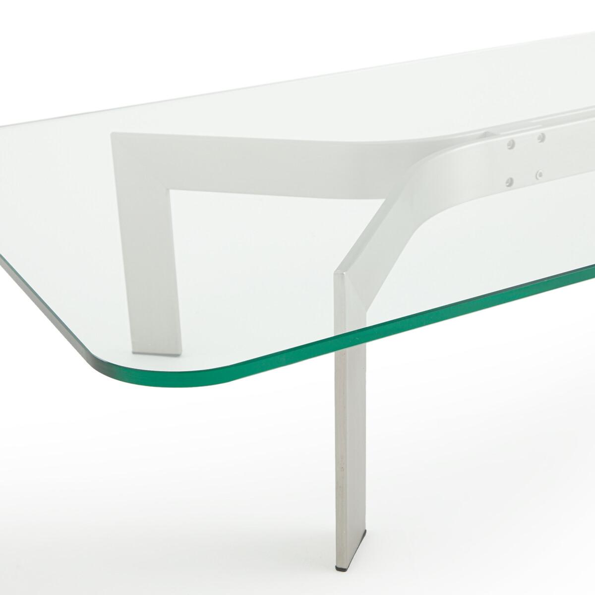 Drio Glass & Satin Nickel Coffee Table – image 4