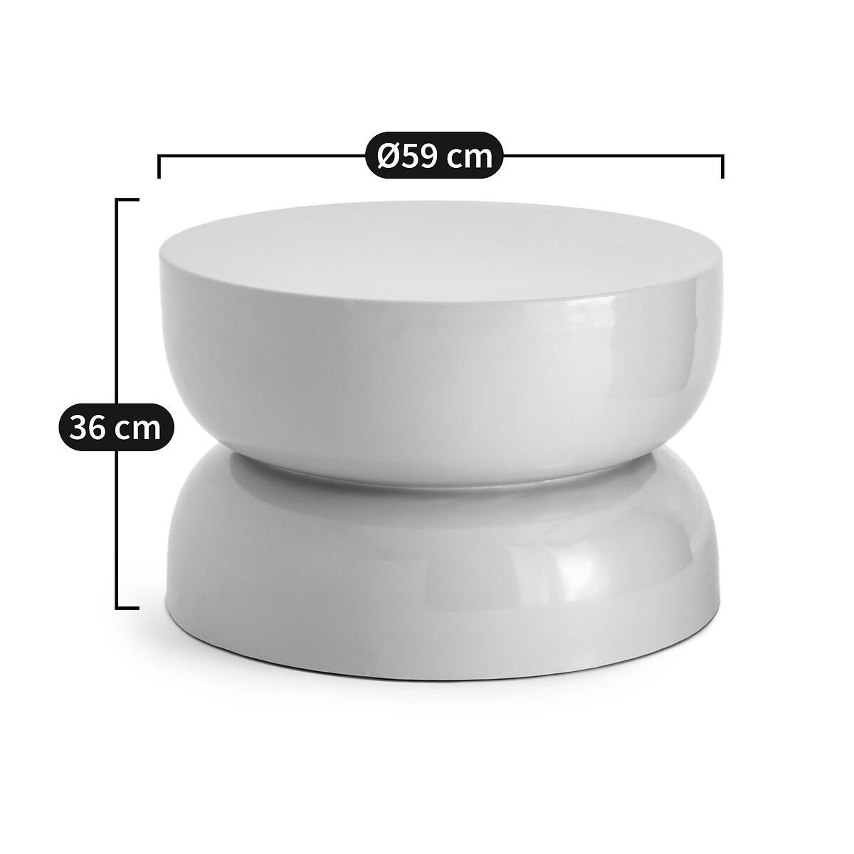 Rouva Lacquered Metal Coffee Table – image 4