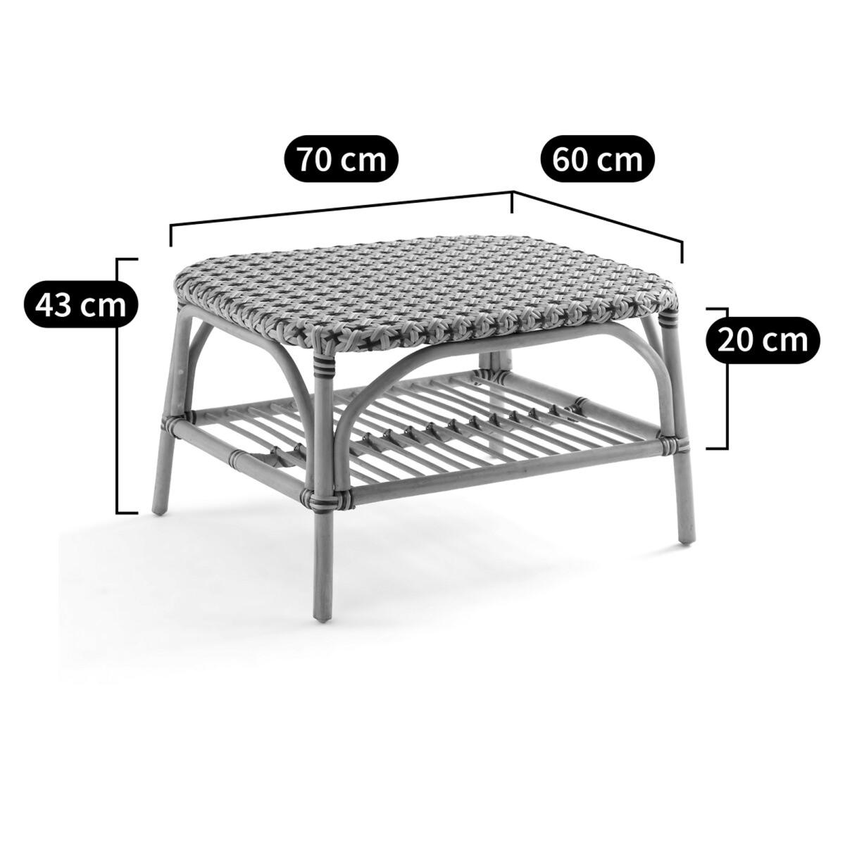 Musette Rattan Coffee Table – image 6