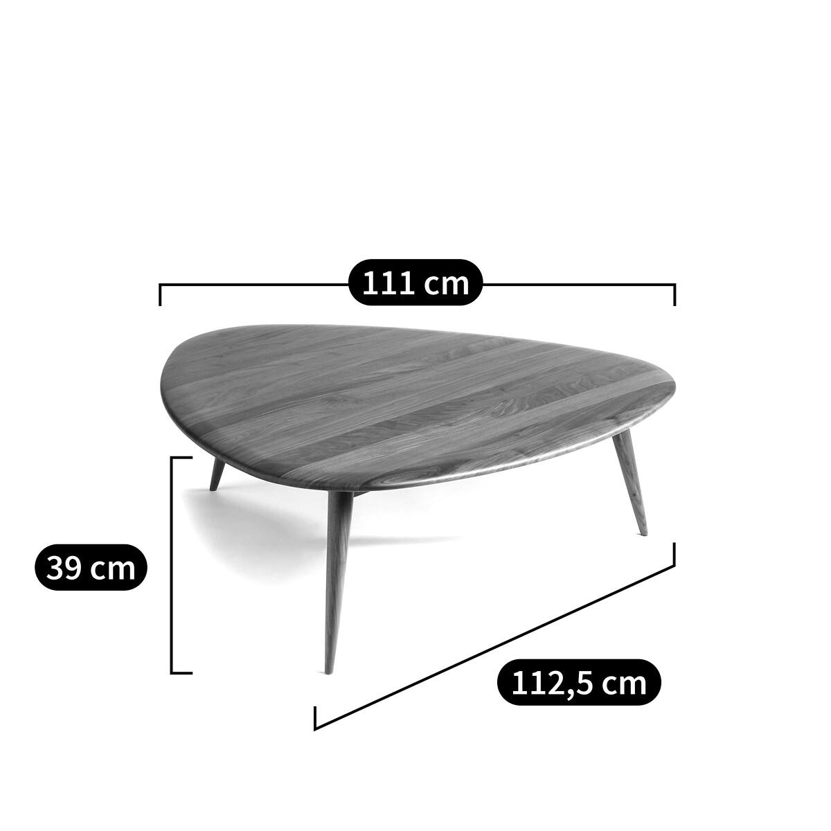 Théoleine Large Retro-Style Coffee Table in Solid Walnut – image 6