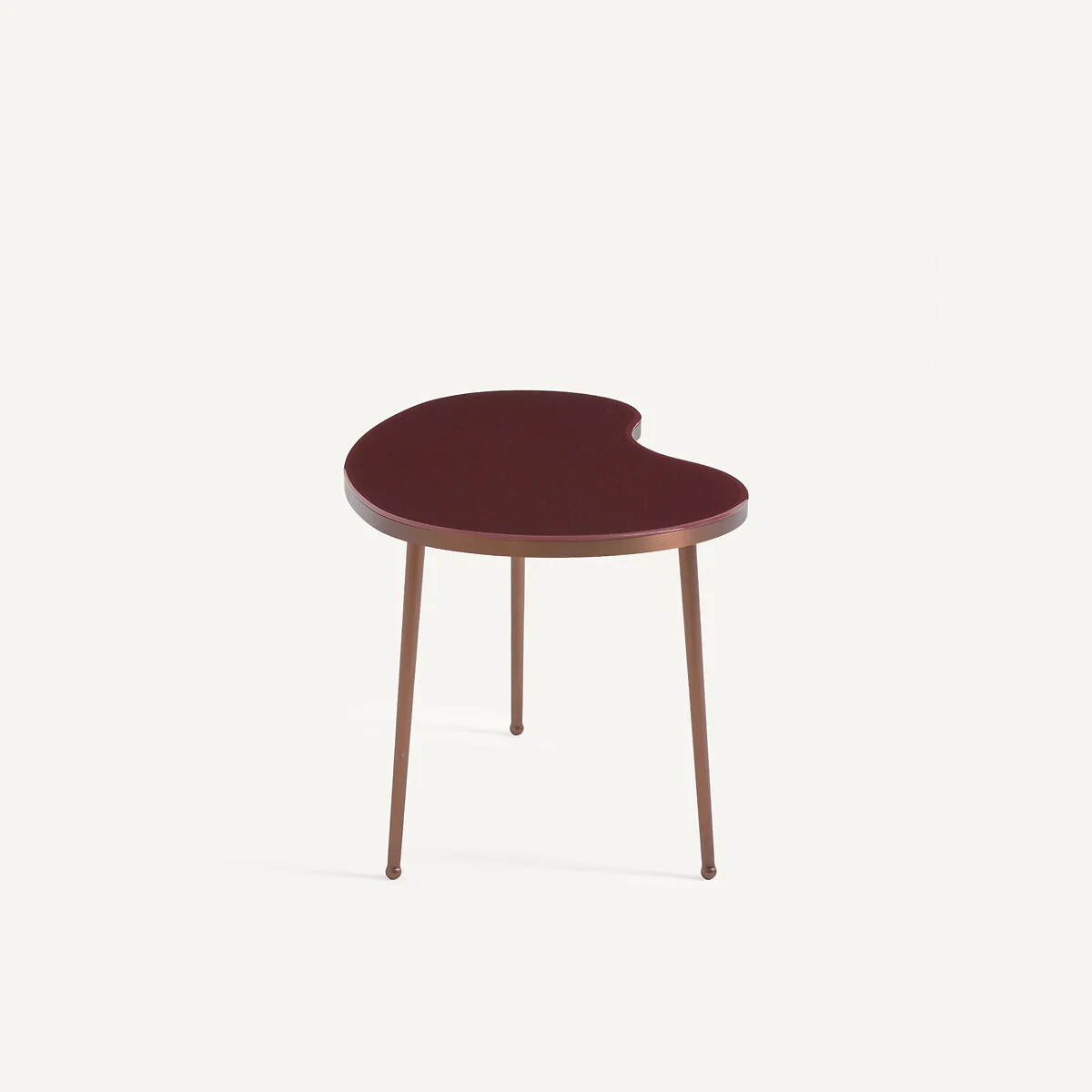 Galo Steel Organic Coffee Table with Tempered Glass Top – image 4