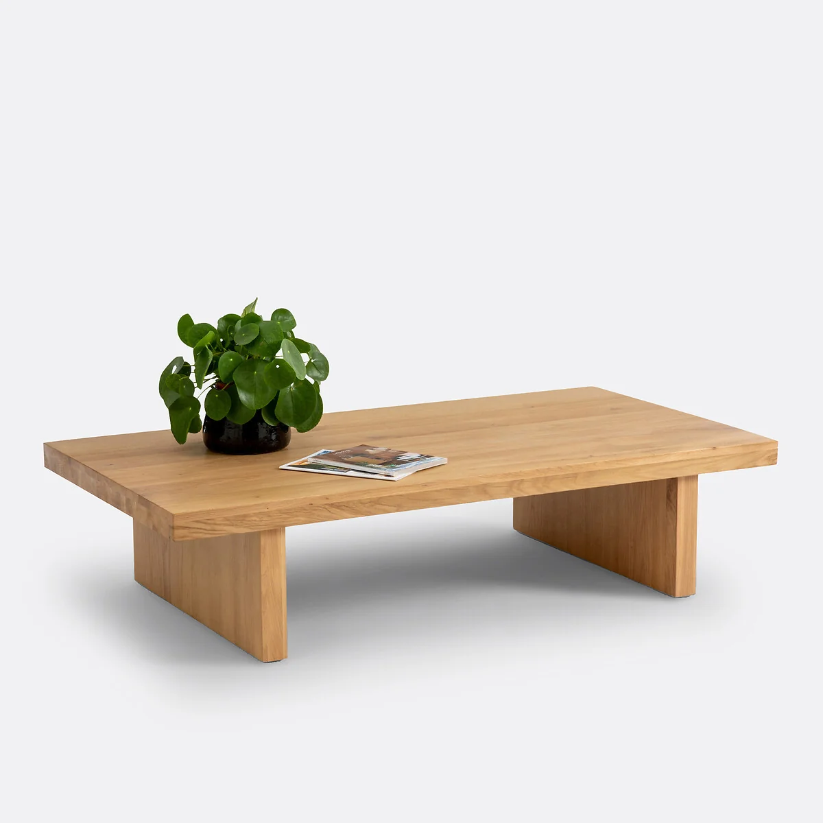Vova 150cm Solid Oak Coffee Table – image 4