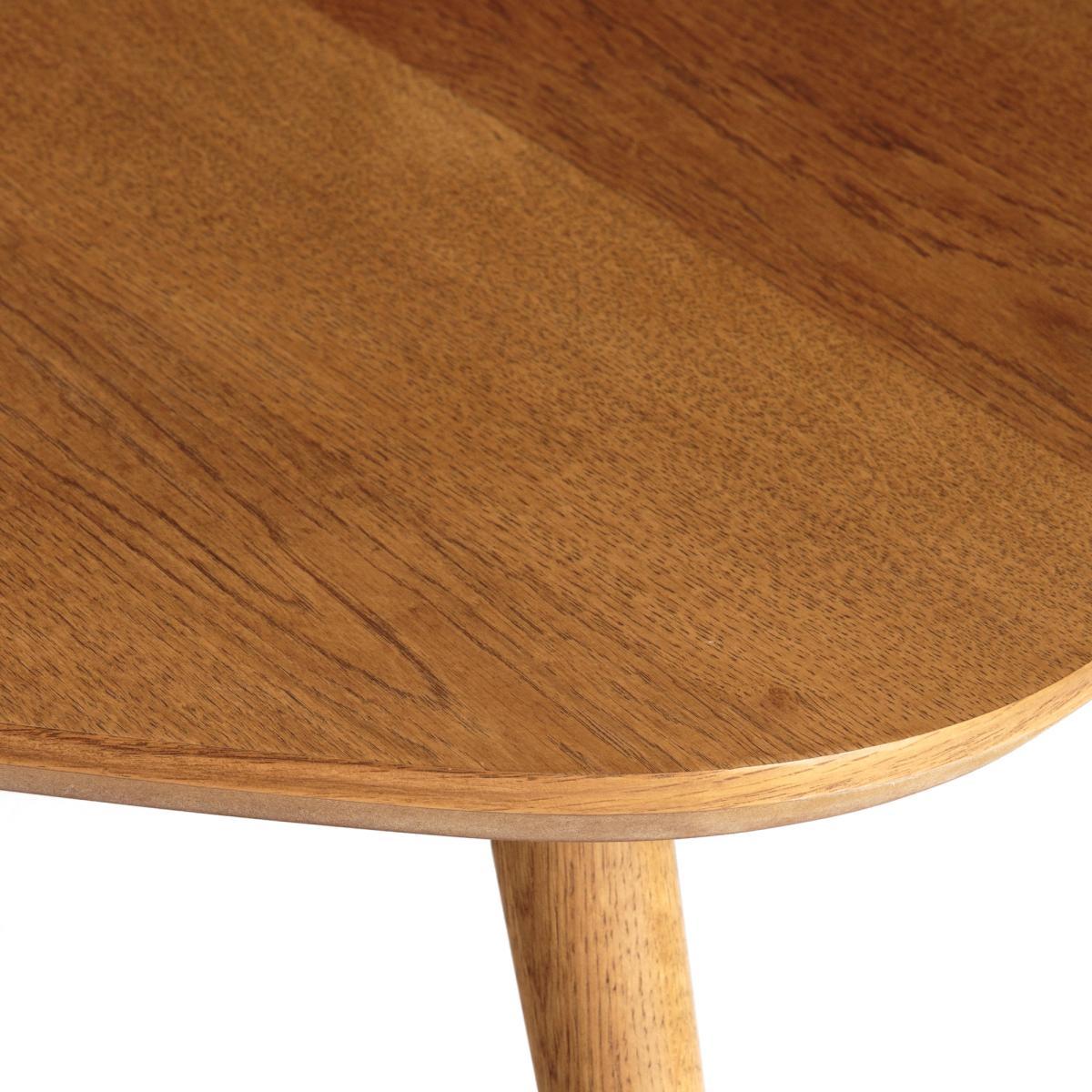 Quilda Vintage Style Oak Coffee Table – image 5